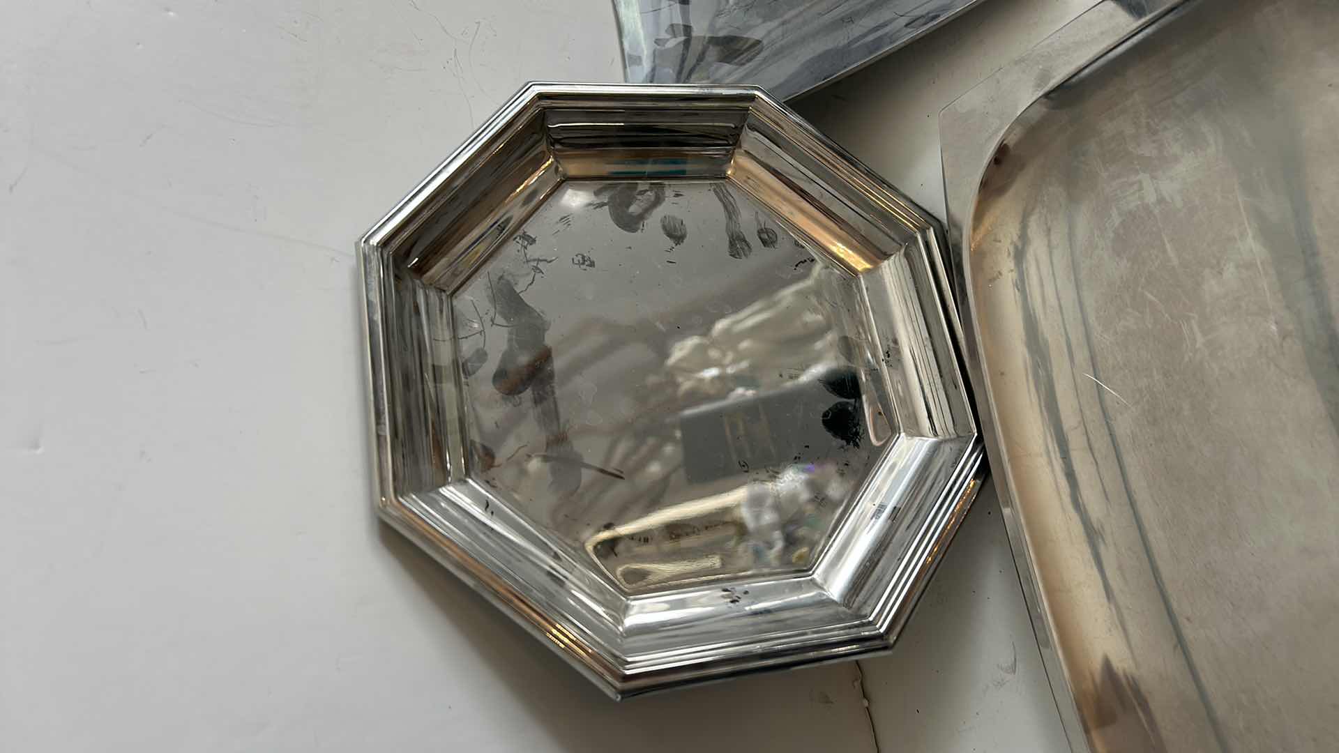 Photo 1 of 5 SILVER TONE PLATES & TRAYS