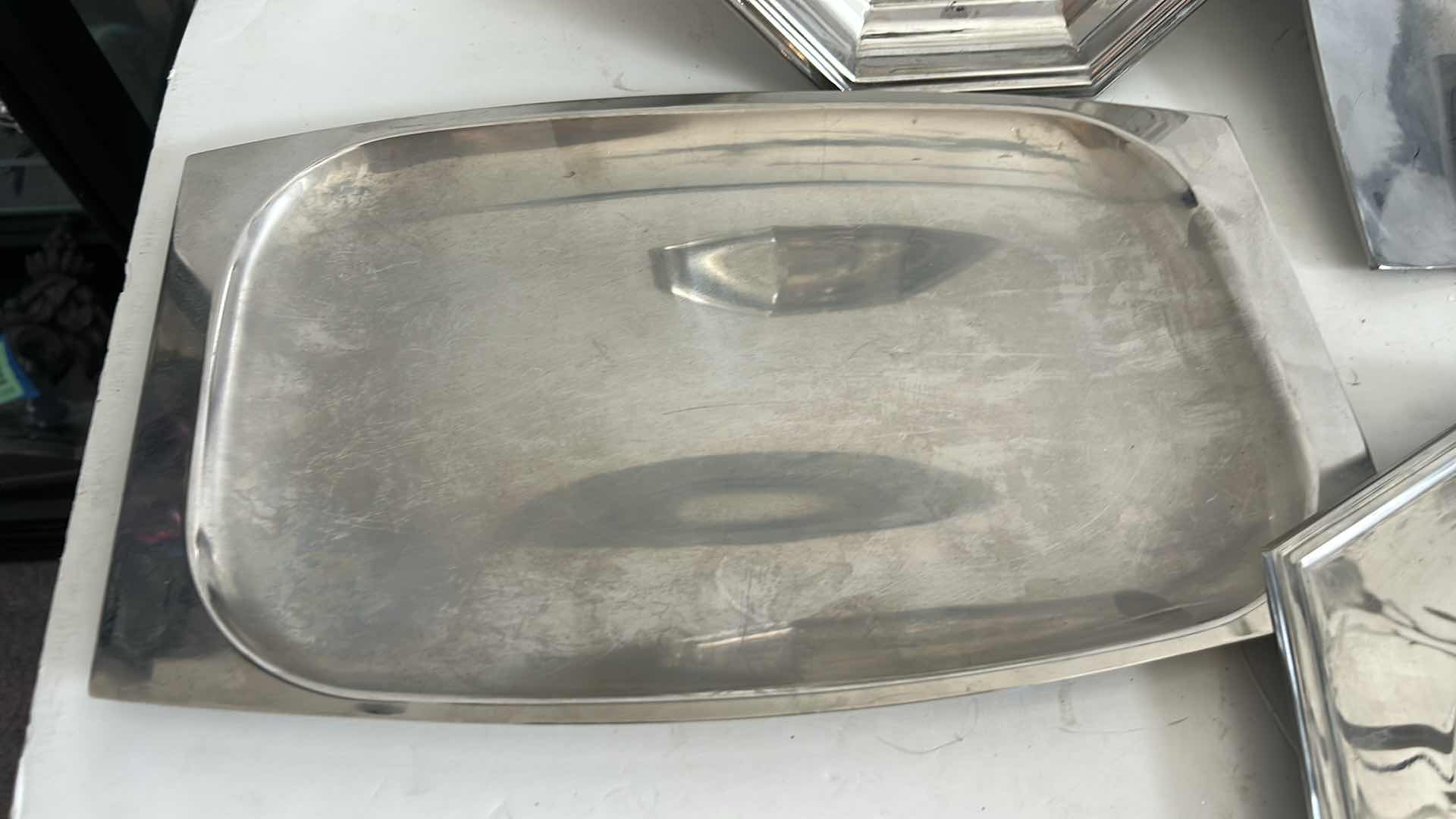 Photo 1 of 5 SILVER TONE PLATES & TRAYS