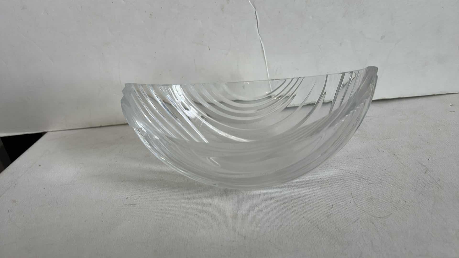 Photo 1 of TWO CUT CRYSTAL BOWLS & ONE CUT CRYSTAL VASE
