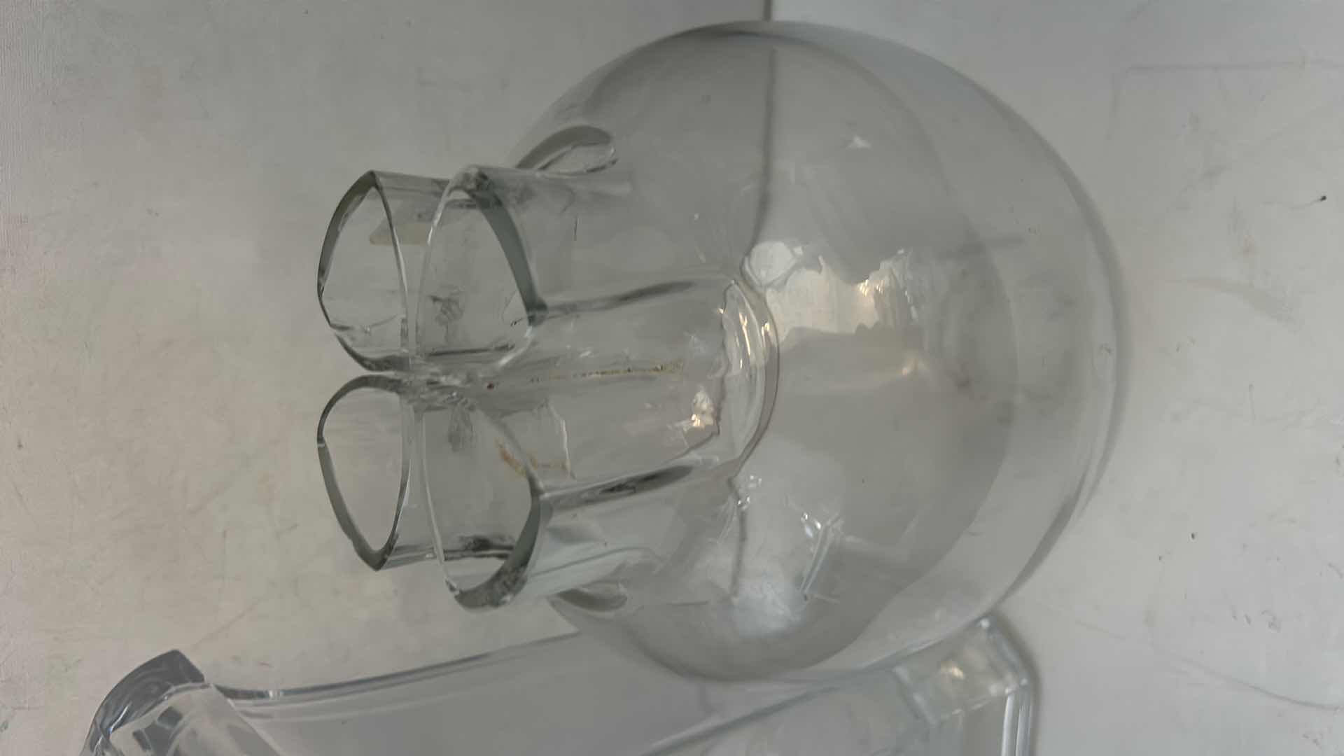 Photo 1 of HEAVY GLASS VASES (TALLEST H12.5”)