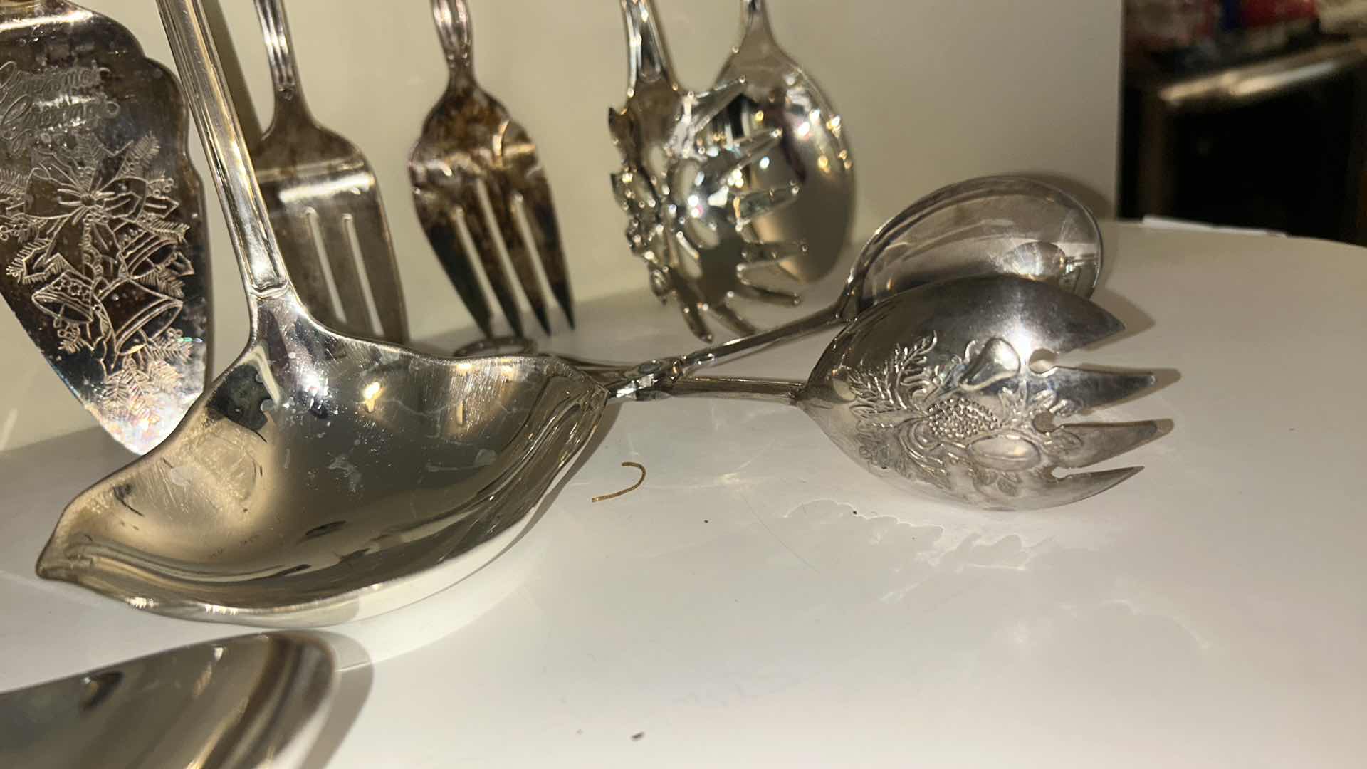 Photo 1 of SILVER PLATE AND STAINLESS UTENSILS