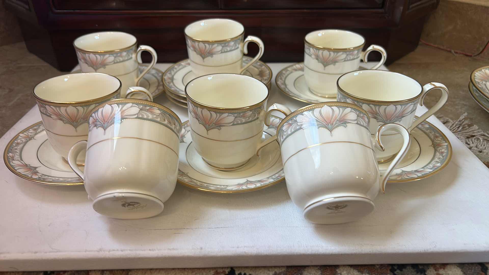 Photo 1 of 54 PC NORITAKE BARRYMORE (Pattern #9737) BONE CHINA