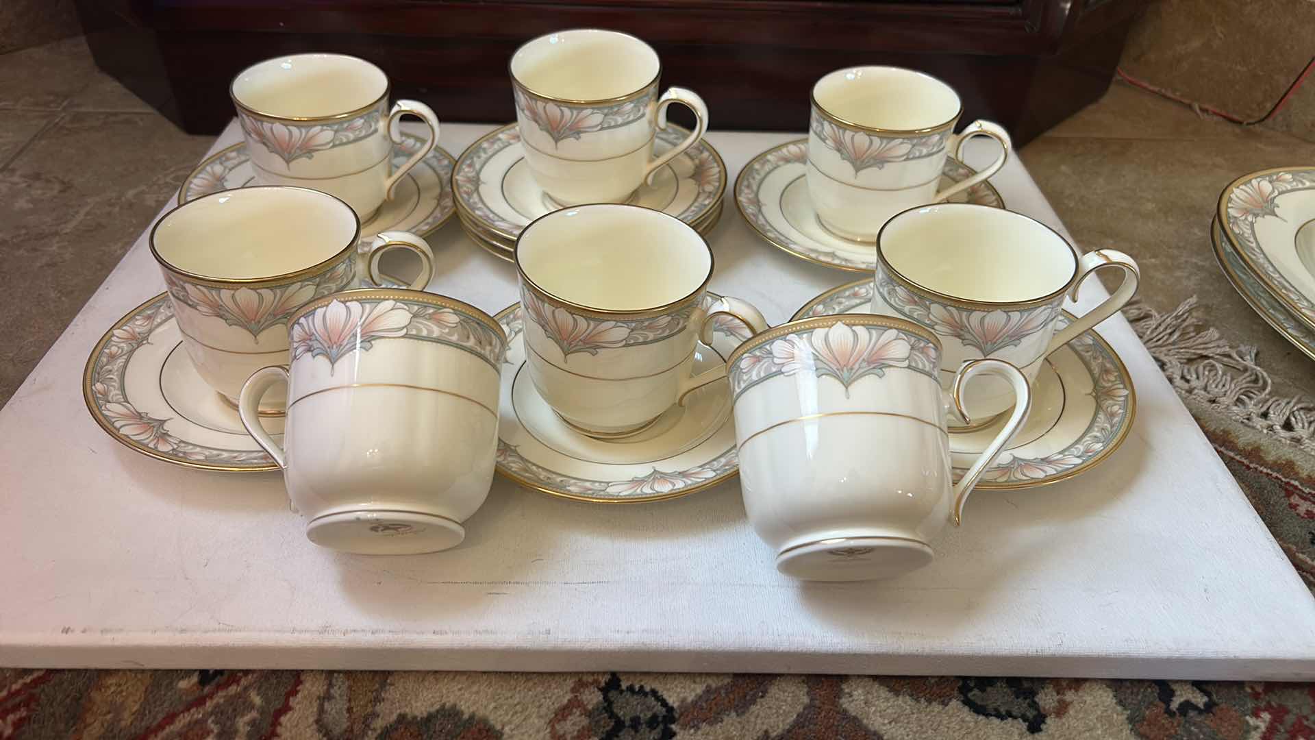 Photo 1 of 54 PC NORITAKE BARRYMORE (Pattern #9737) BONE CHINA