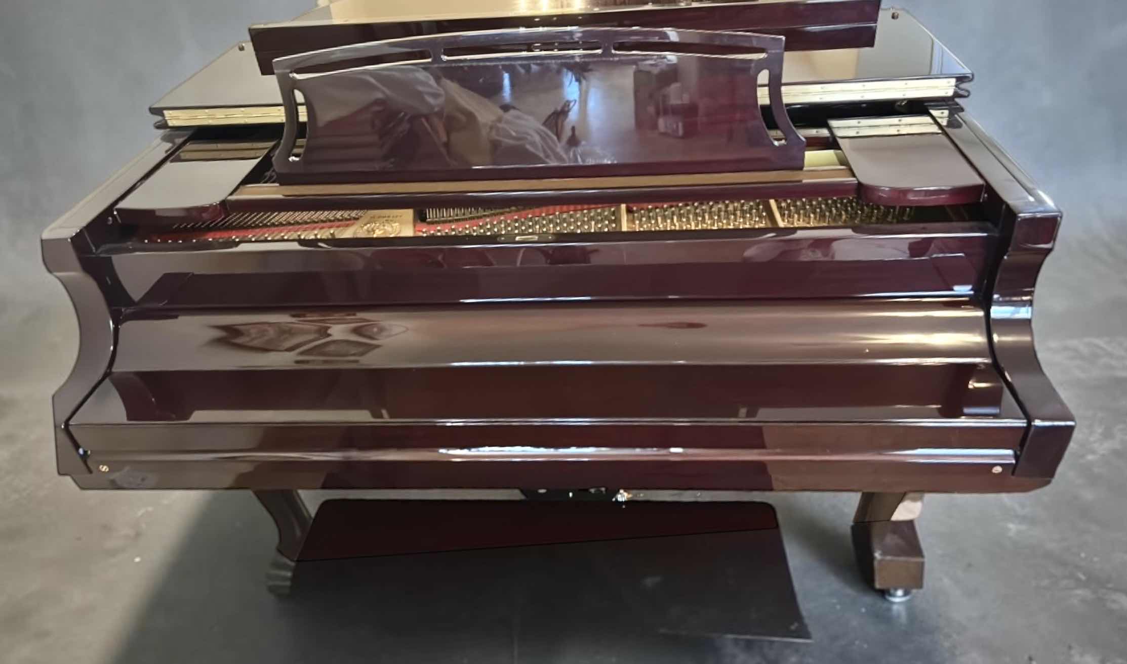 Photo 1 of YOUNG CHANG FRENCH PROVINCIAL STYLE MAHOGANY BABY GRAND PIANO & STOOL