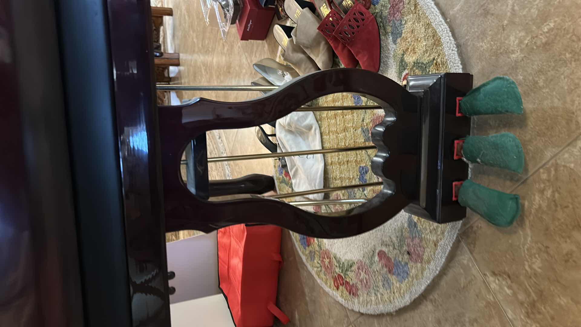 Photo 1 of YOUNG CHANG FRENCH PROVINCIAL STYLE MAHOGANY BABY GRAND PIANO & STOOL