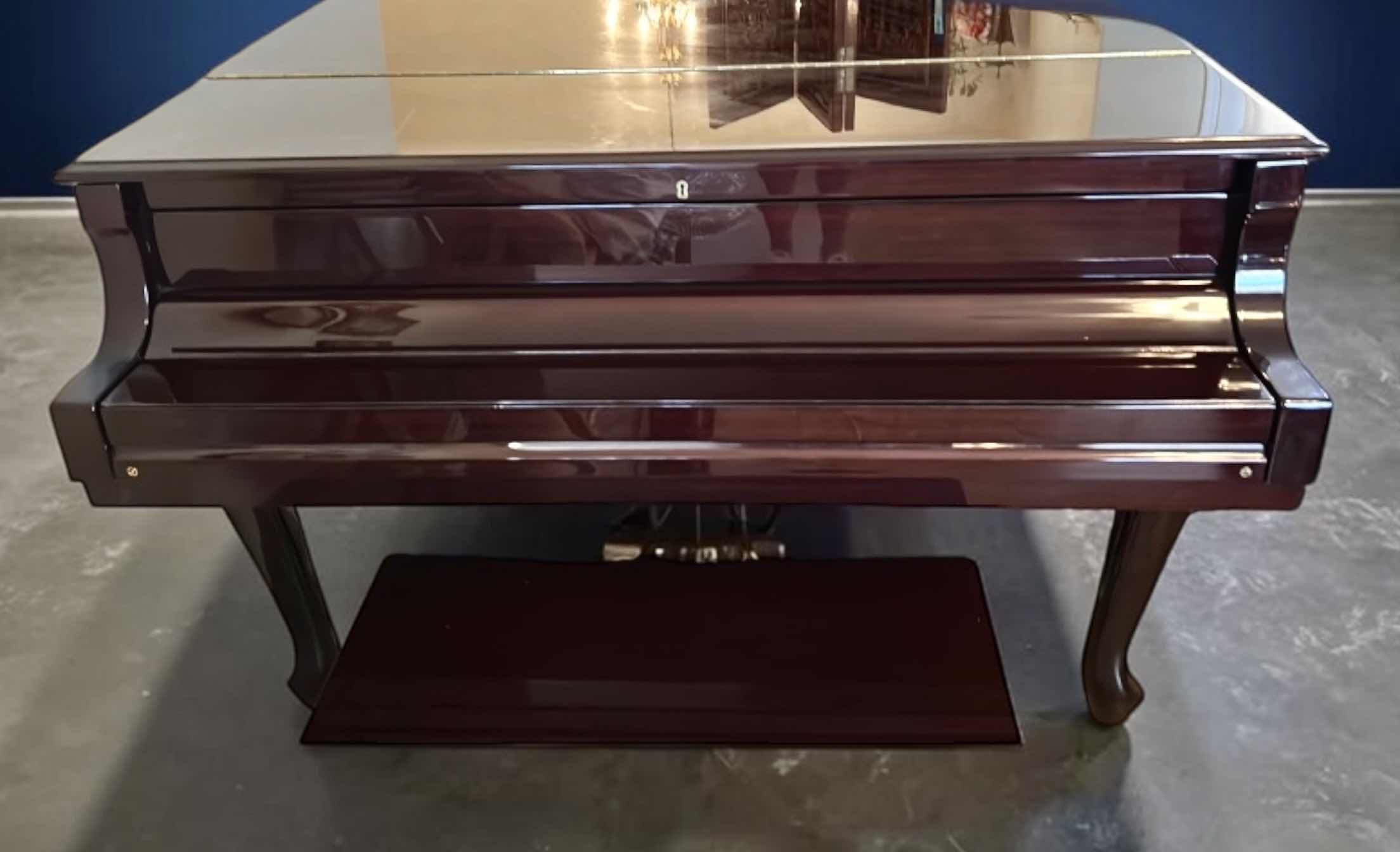 Photo 1 of YOUNG CHANG FRENCH PROVINCIAL STYLE MAHOGANY BABY GRAND PIANO & STOOL