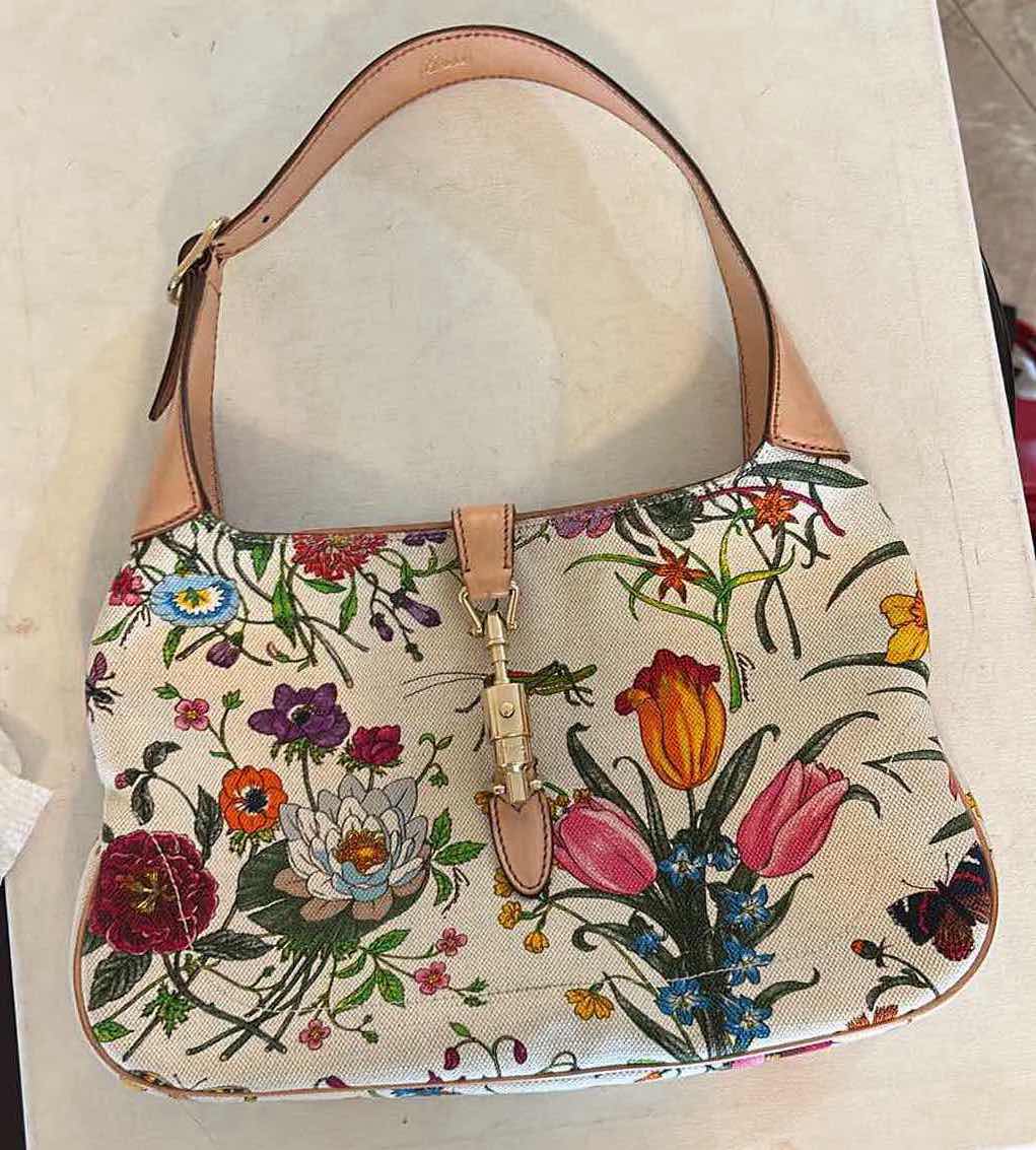 Photo 1 of AUTHENTIC GUCCI FLORA JACKIE HUGO BAG