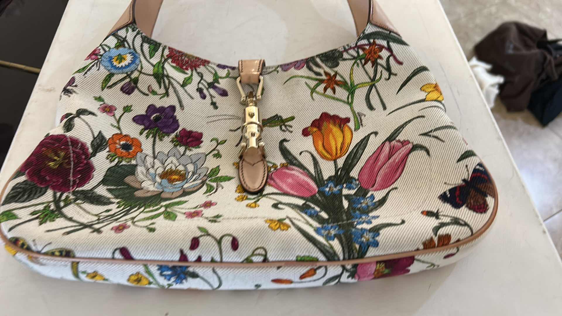 Photo 1 of AUTHENTIC GUCCI FLORA JACKIE HUGO BAG