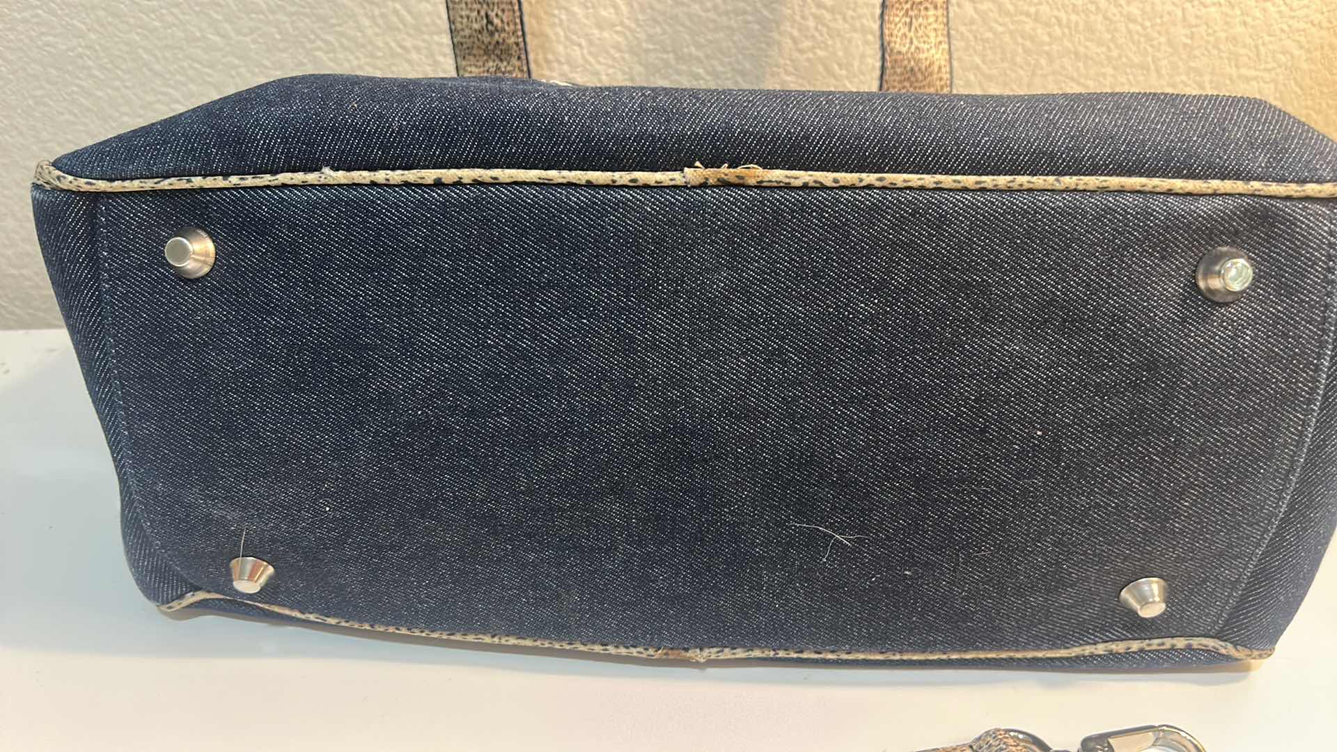 Photo 1 of BLACK DENIM SHOULDER BAG