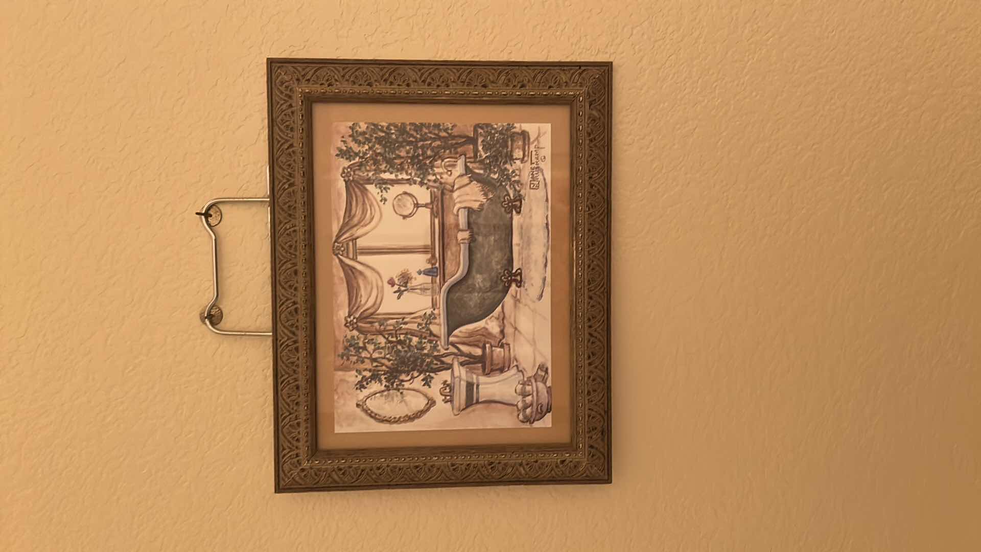 View 2 of 2- BATHROOM WALL PLAQUES 10" X 8" 8" X 10"