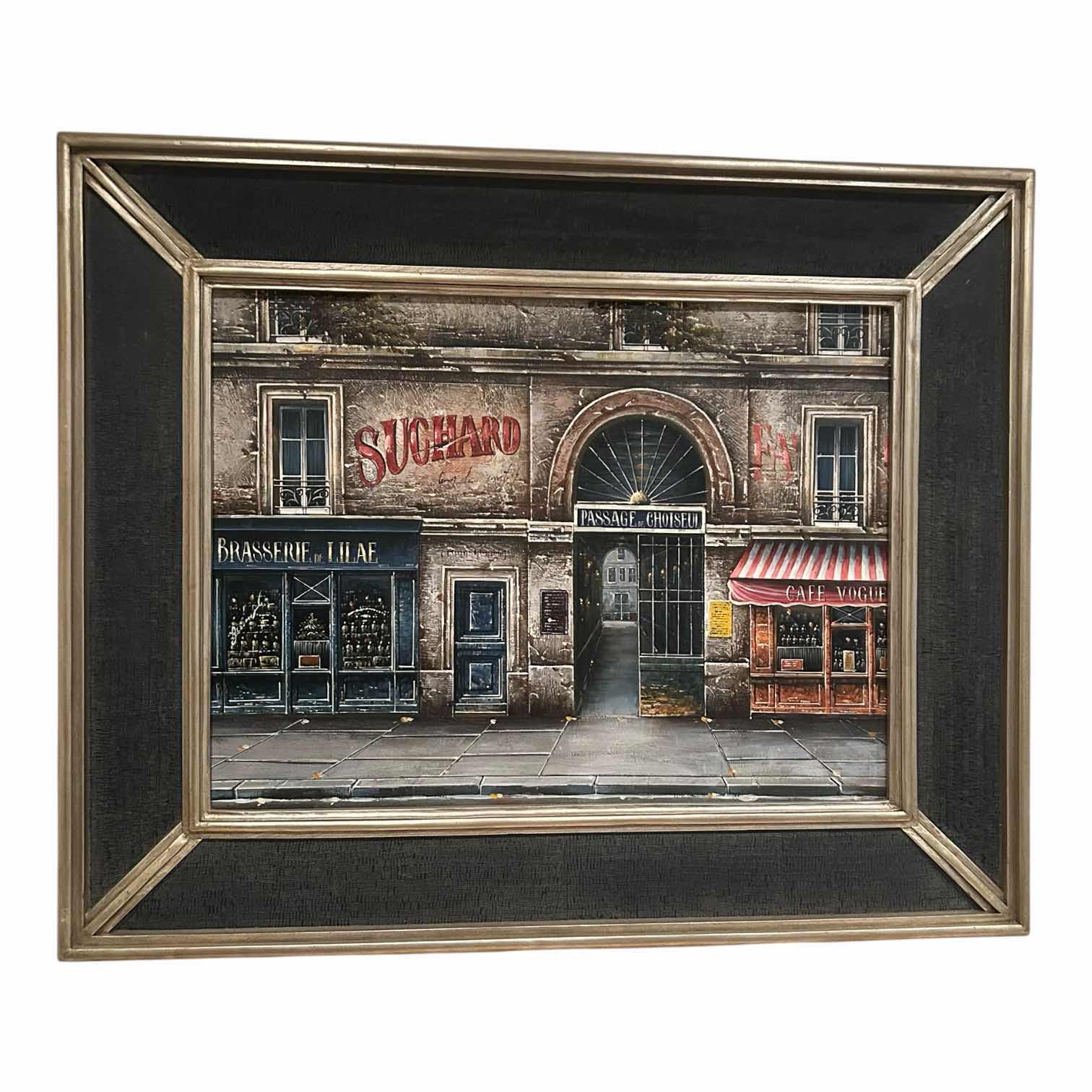 Photo 1 of FRAMED PRINT "PASSAGE CHOISEUL" BY THOMAS PRADZYNSKI 54" X 43"
