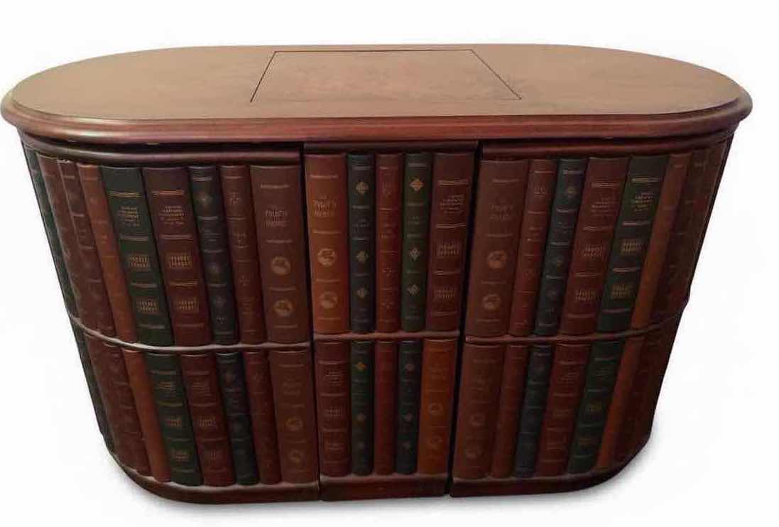Photo 1 of TOSCANO NETTLESTONE LIBRARY NESTING GAME TABLE W CHAIRS (49”x24” H30”)-GAME ACCESSORIES INCLUDED