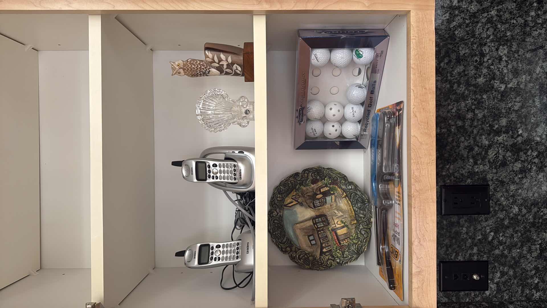 Photo 1 of CONTENTS OF KITCHEN CABINET-HOUSEHOLD ITEMS