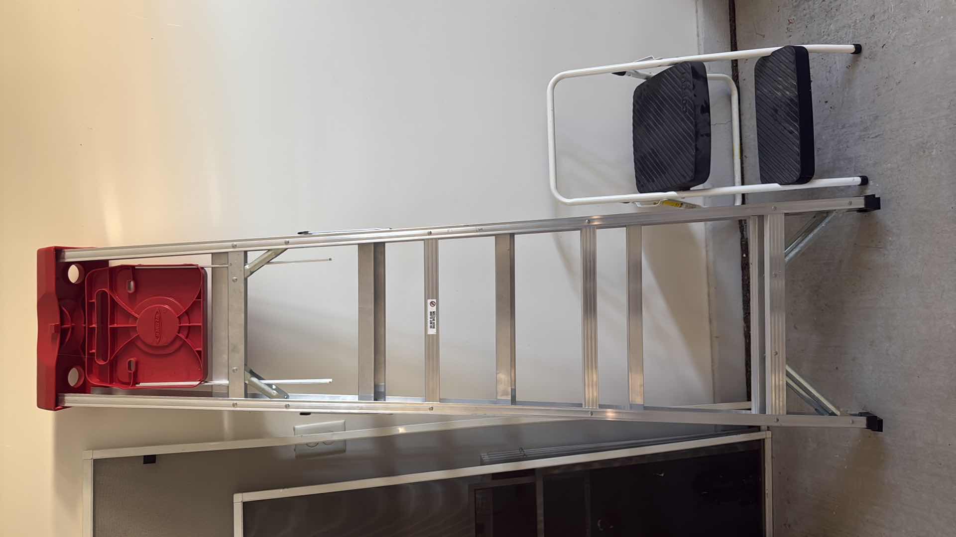 Photo 1 of WERNER ALUMINUM 6’ LADDER, SMALL STEP STOOL