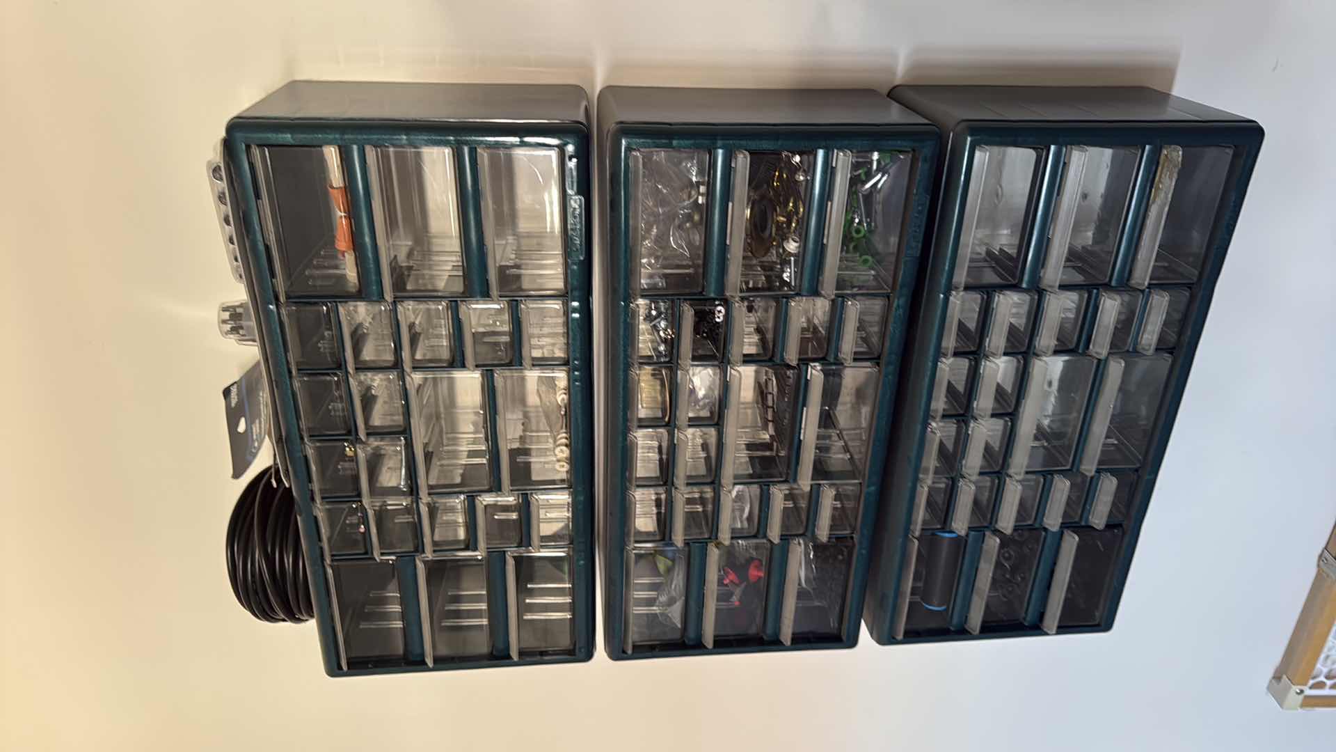 Photo 1 of 3 PC-WALL RACK W ASSORTED NAILS AND HOOKS 19”x 29”