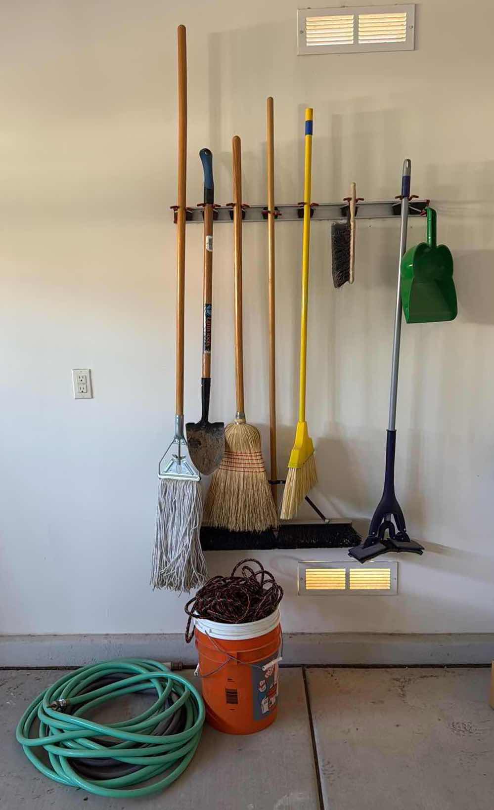 Photo 1 of CLEANING SUPPLIES, HOSE, ROPES