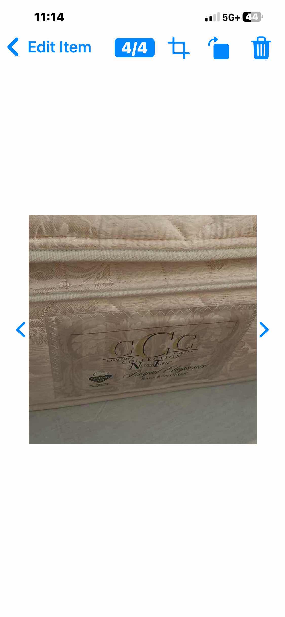 Photo 1 of SPRING AIR QUEEN MATTRESS & BOX SPRING BEDFRAME SOLD SEPARATELY
