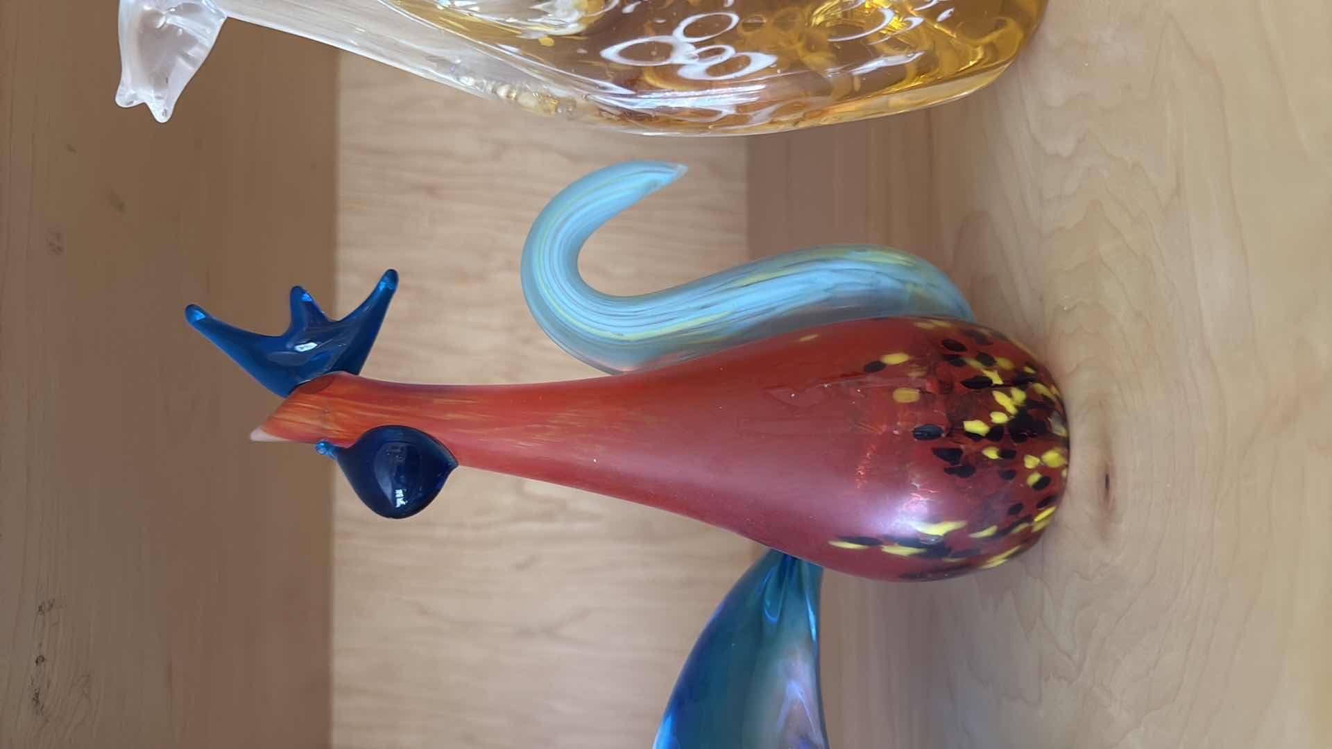 Photo 1 of 3-GLASS ANIMAL FIGURINES