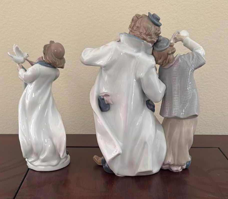 Photo 1 of 2-PORCELAIN FIGURINES H11”