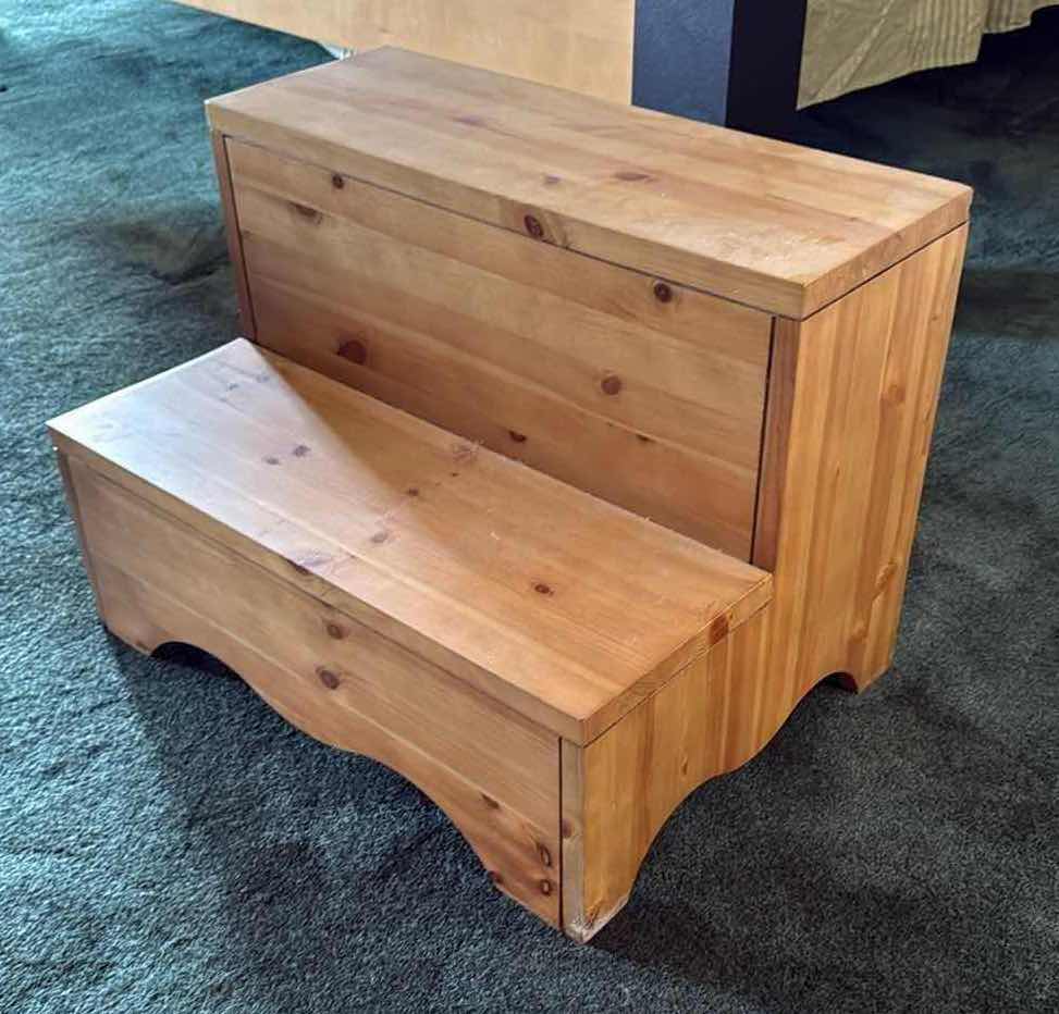 Photo 1 of KNOTTY PINE 2 STEP STAIRS