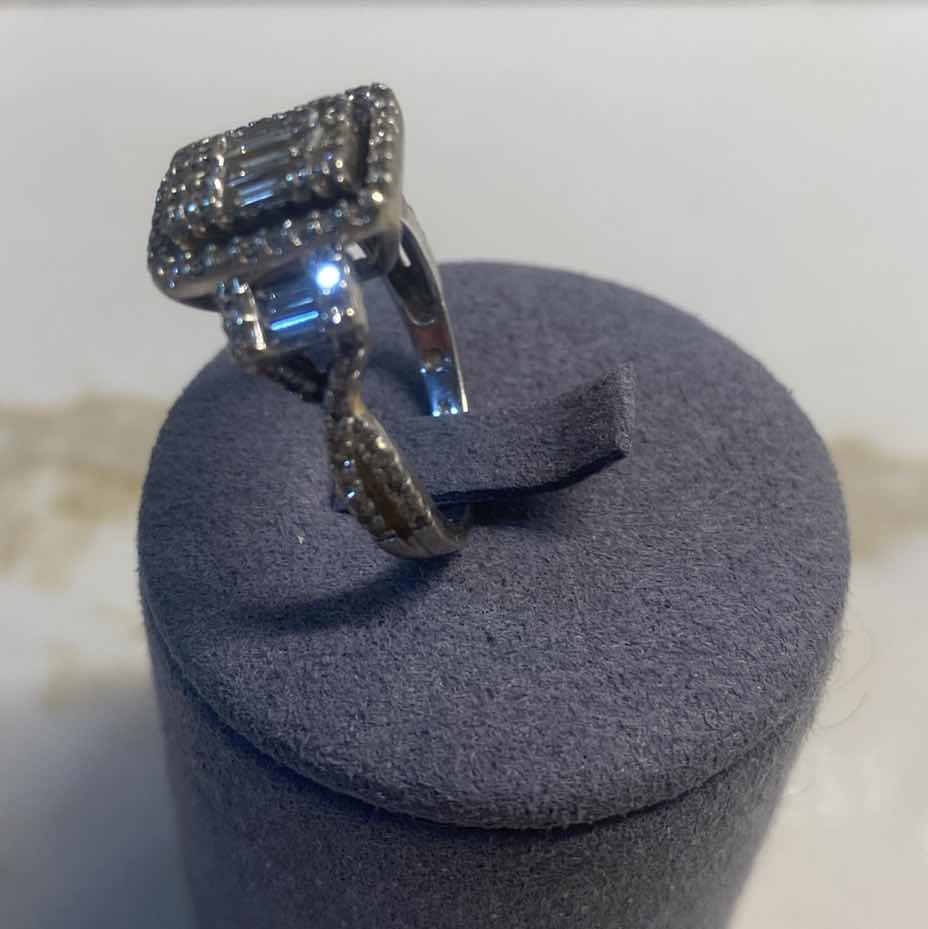 View 3 of 10K WHITE GOLD W 1ctw DIAMOND RING 4G (APPROXIMATE SIZE 7–8) #5