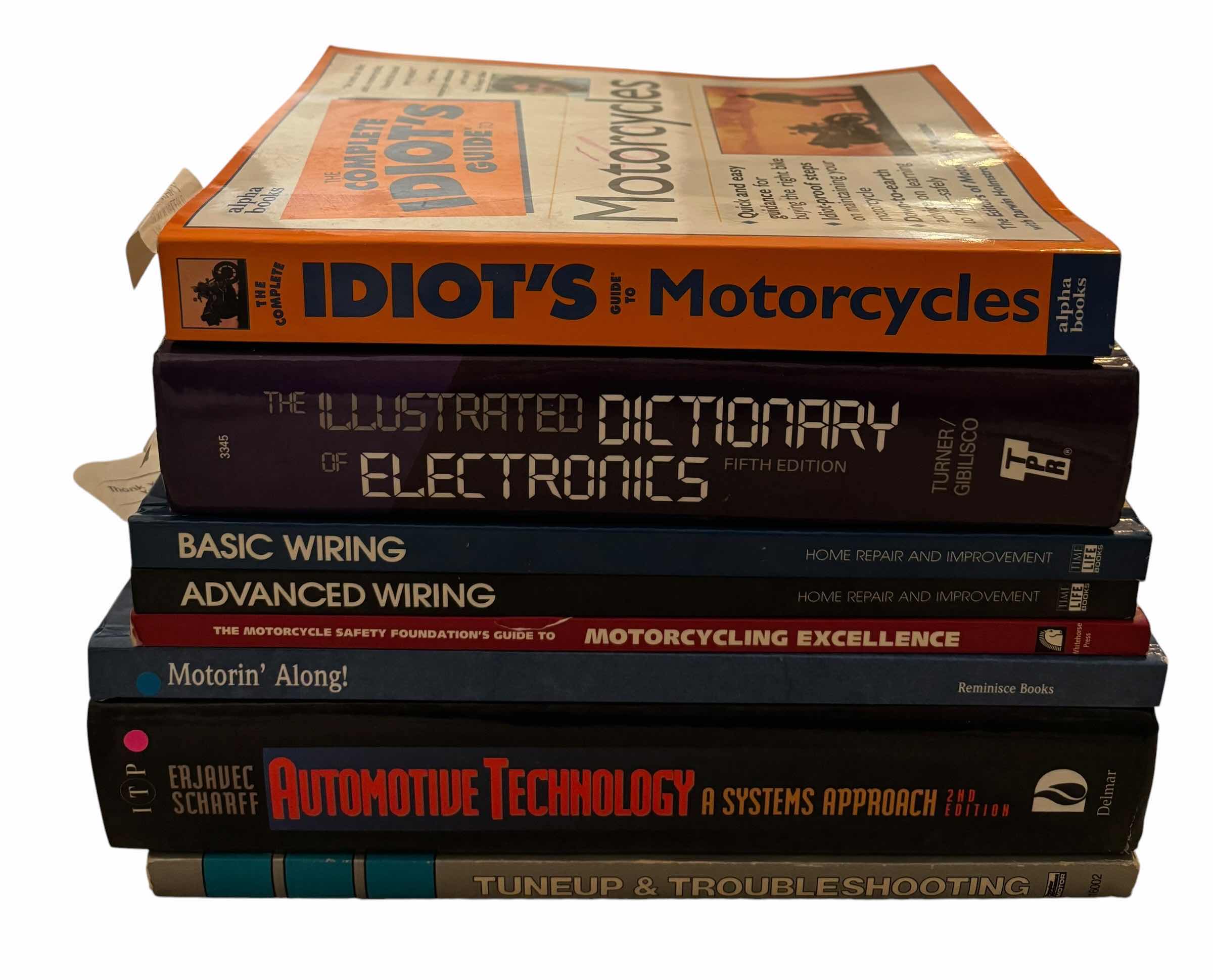 Photo 1 of AUTOMOTIVE & ELECTRONIC RELATED BOOKS