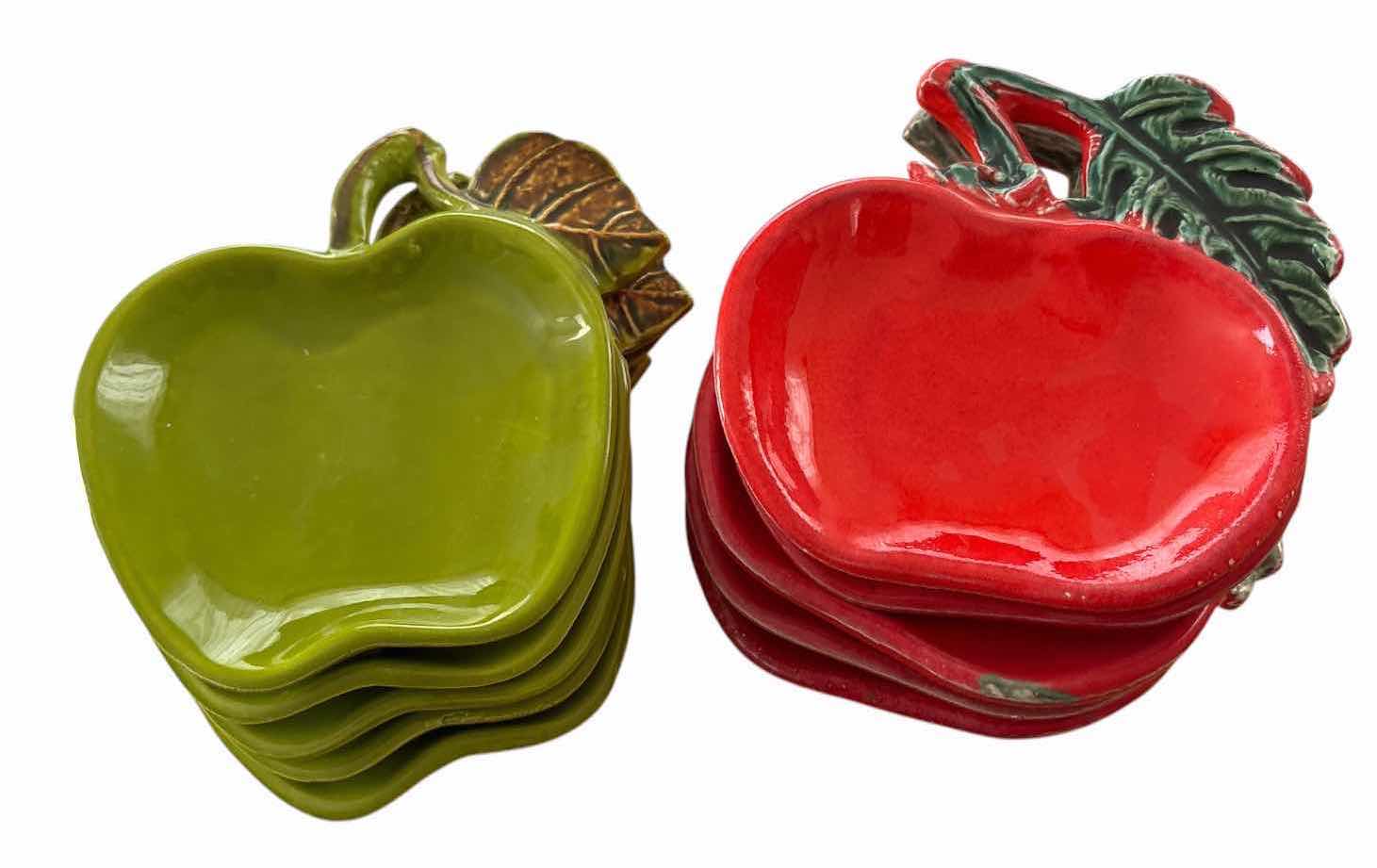 Photo 1 of (10)PCS VINTAGE APPLE DIP BOWLS