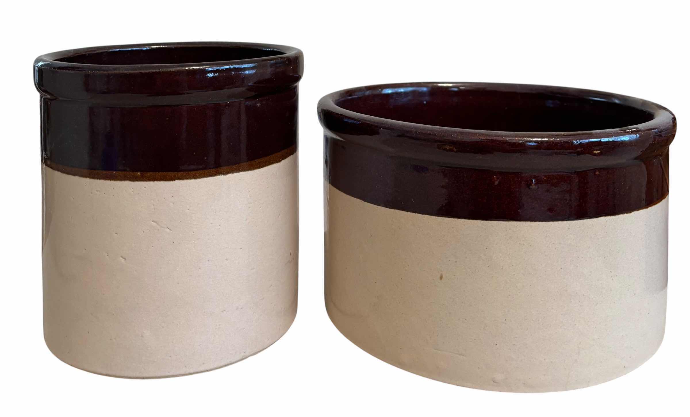 Photo 1 of VINTAGE ROBINSON RANSBOTTOM POTTERY COMPANY STONEWARE POTTERY - SET OF 3 (PITCHER H11” & LARGEST BOWL D8”)