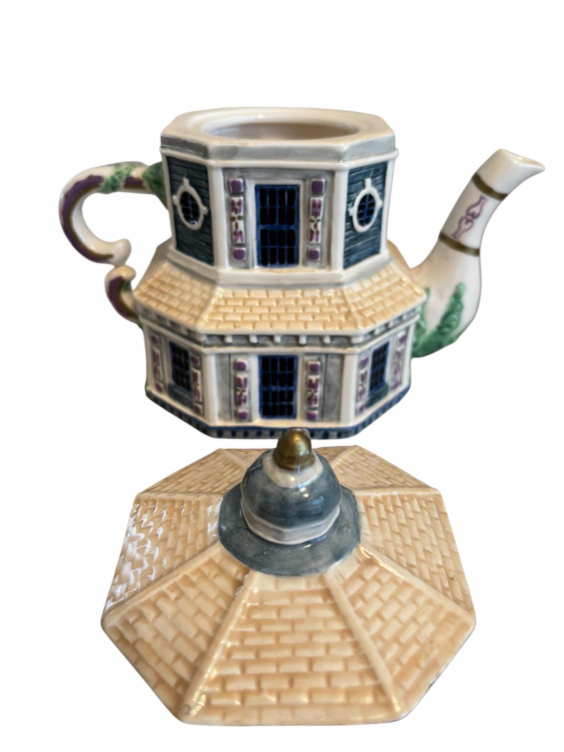 Photo 1 of COLLECTIBLE CERAMIC TEA POTS (3)