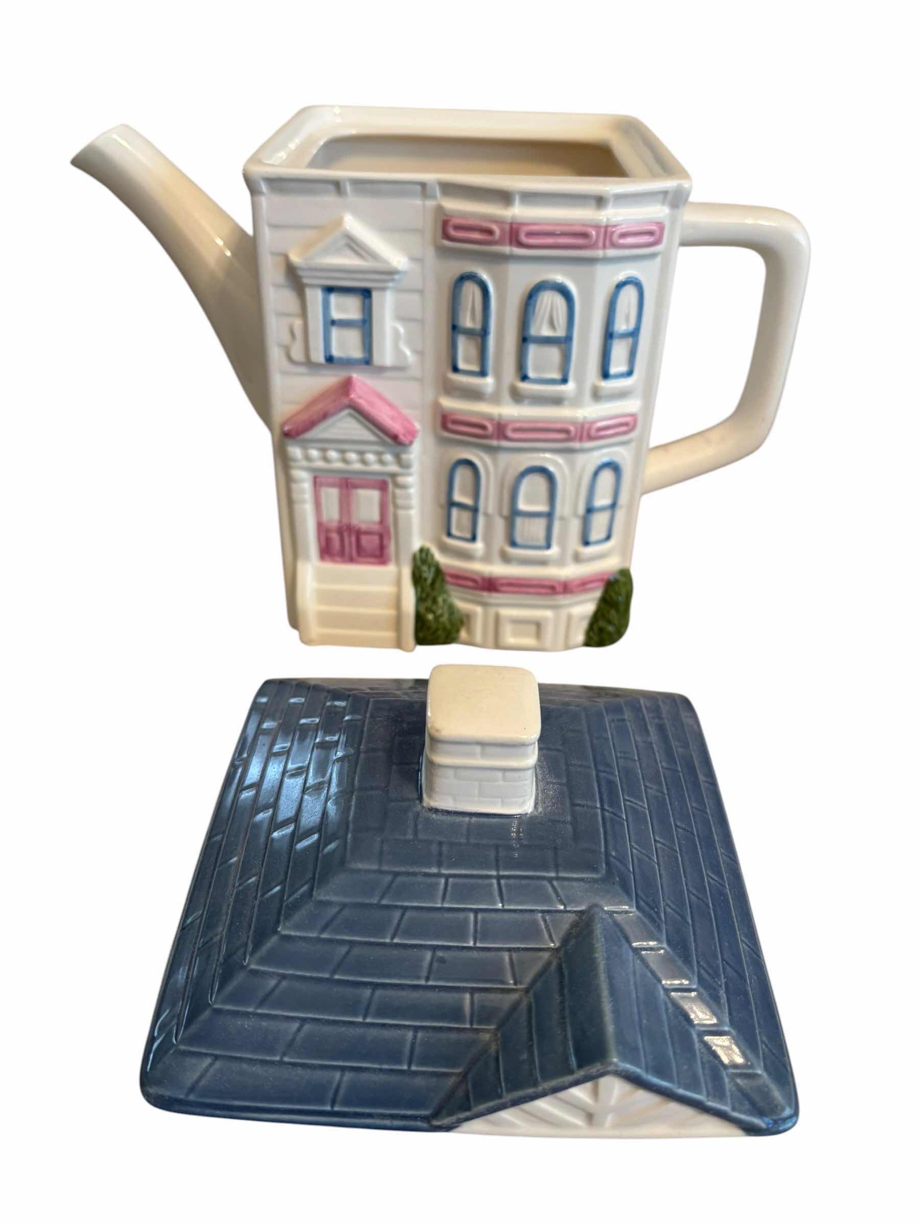 Photo 1 of COLLECTIBLE CERAMIC TEA POTS (3)