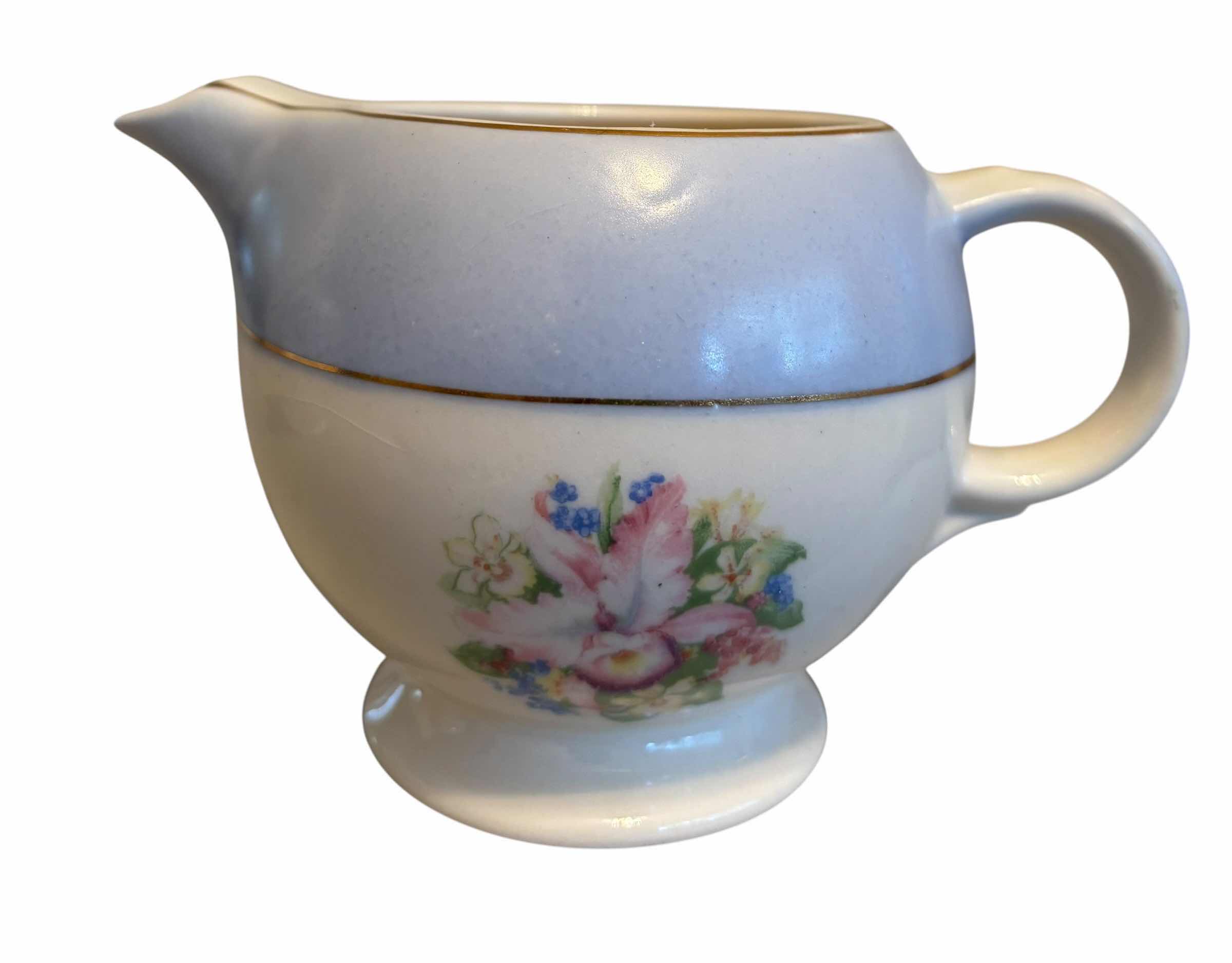 Photo 1 of DECORATIVE COOKIE JAR WITH SUGAR & CREAMER DISHES