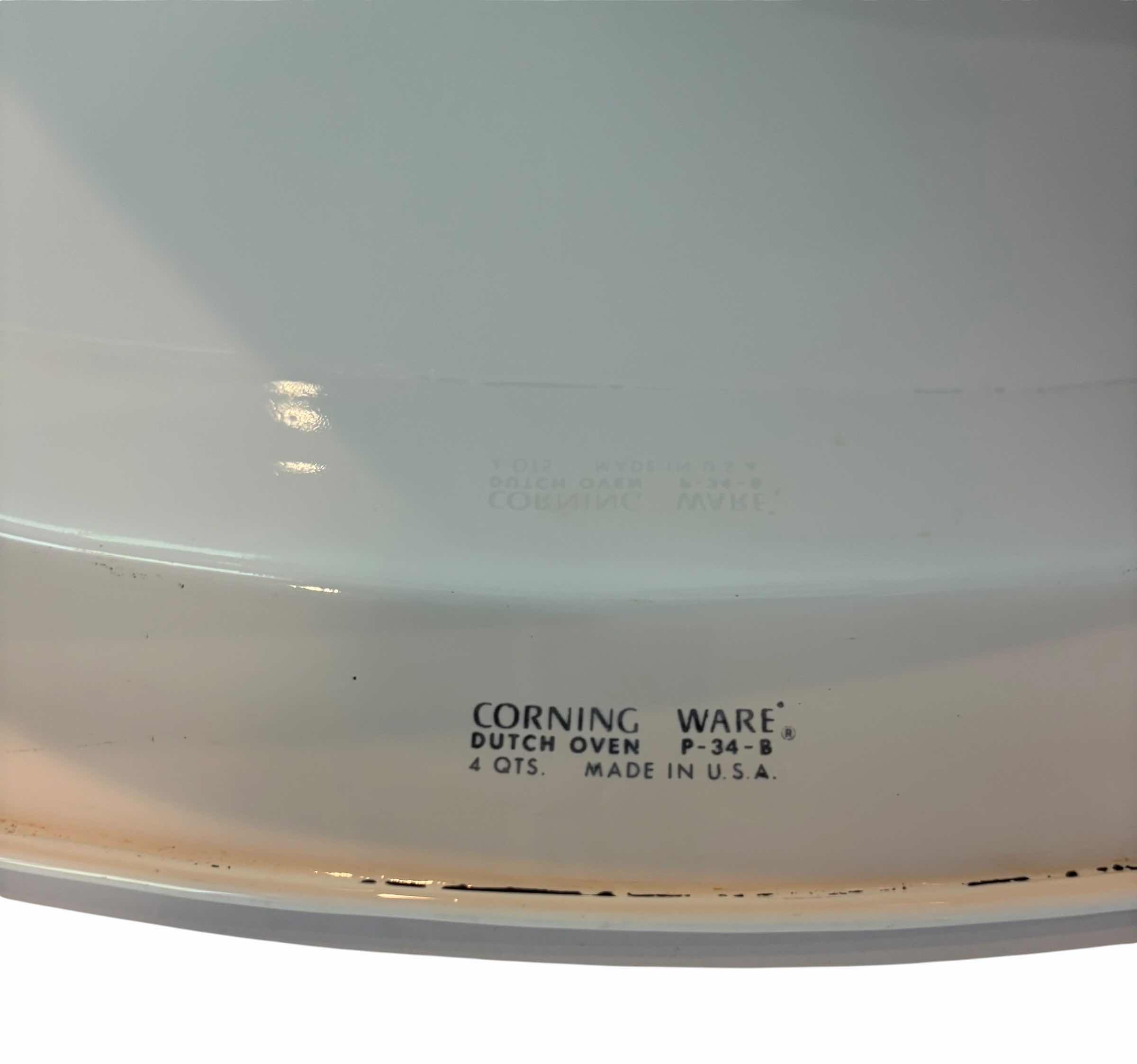 Photo 1 of CORNINGWARE 4 QT DUTCH OVEN