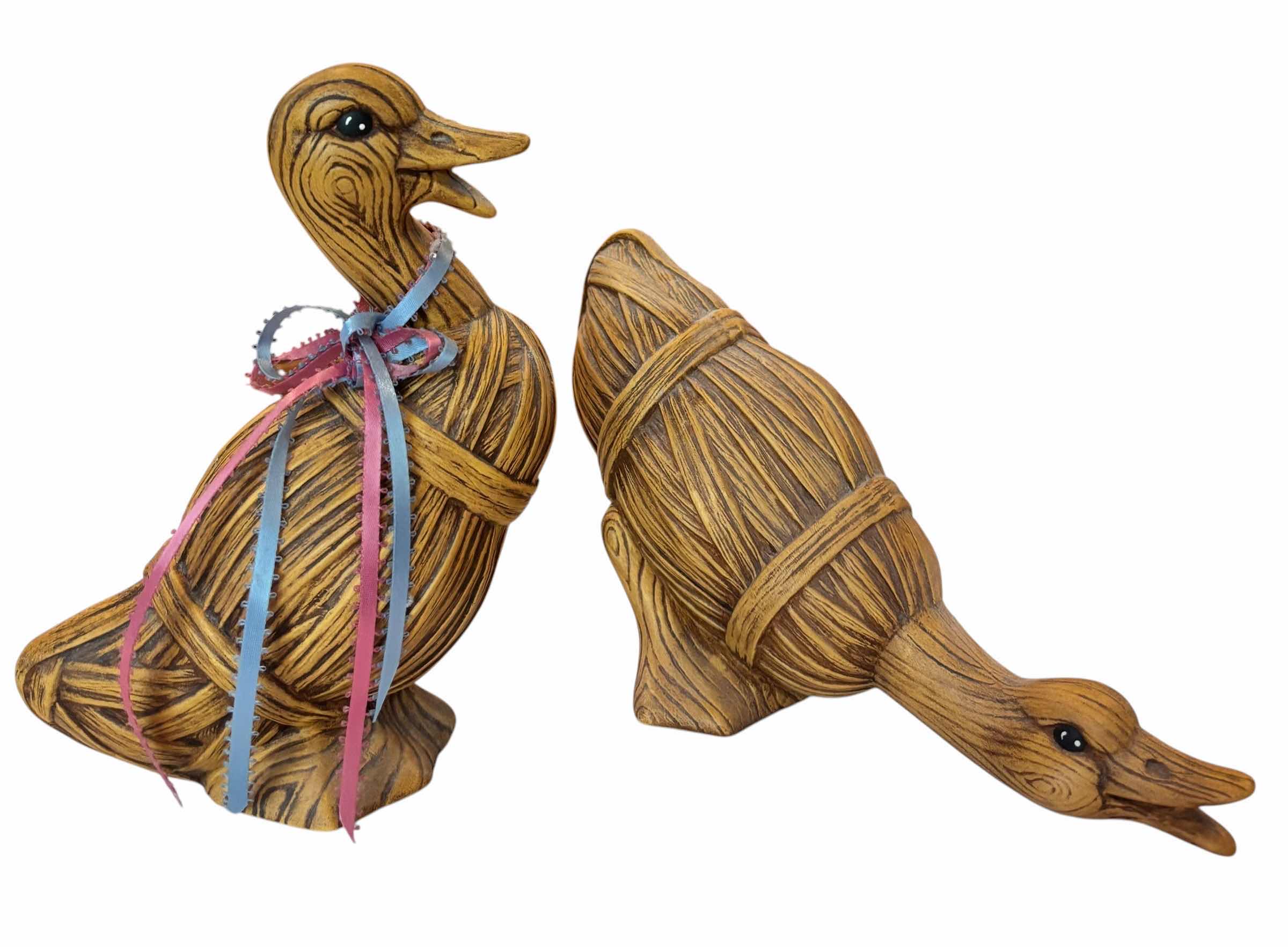 Photo 1 of DUCK FIGURINES (4), TALLEST H8”