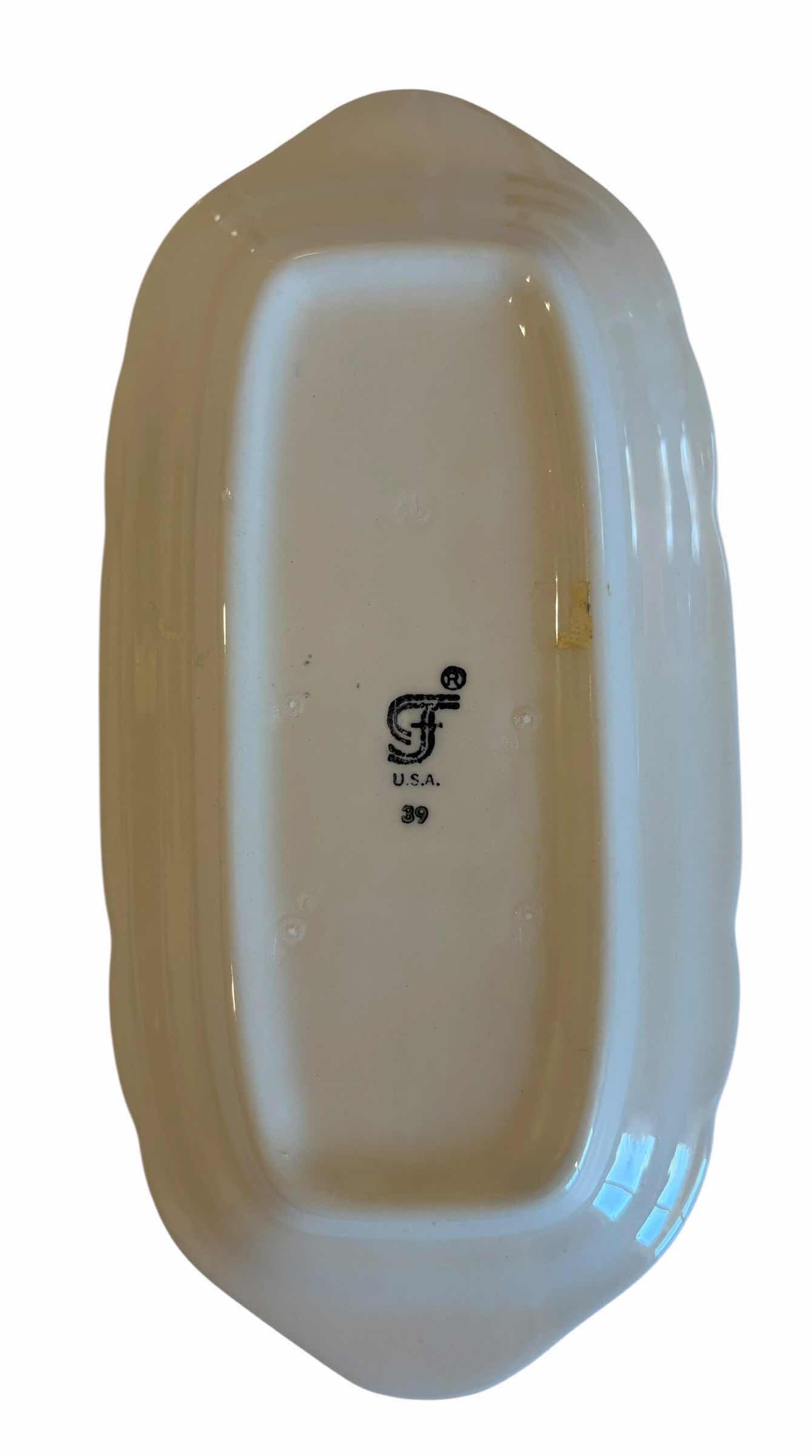 Photo 1 of VINTAGE FRANCISCAN STRAWBERRY FAIR PATTERN POTTERY BUTTER DISH & SALT N PEPPER SHAKERS $50