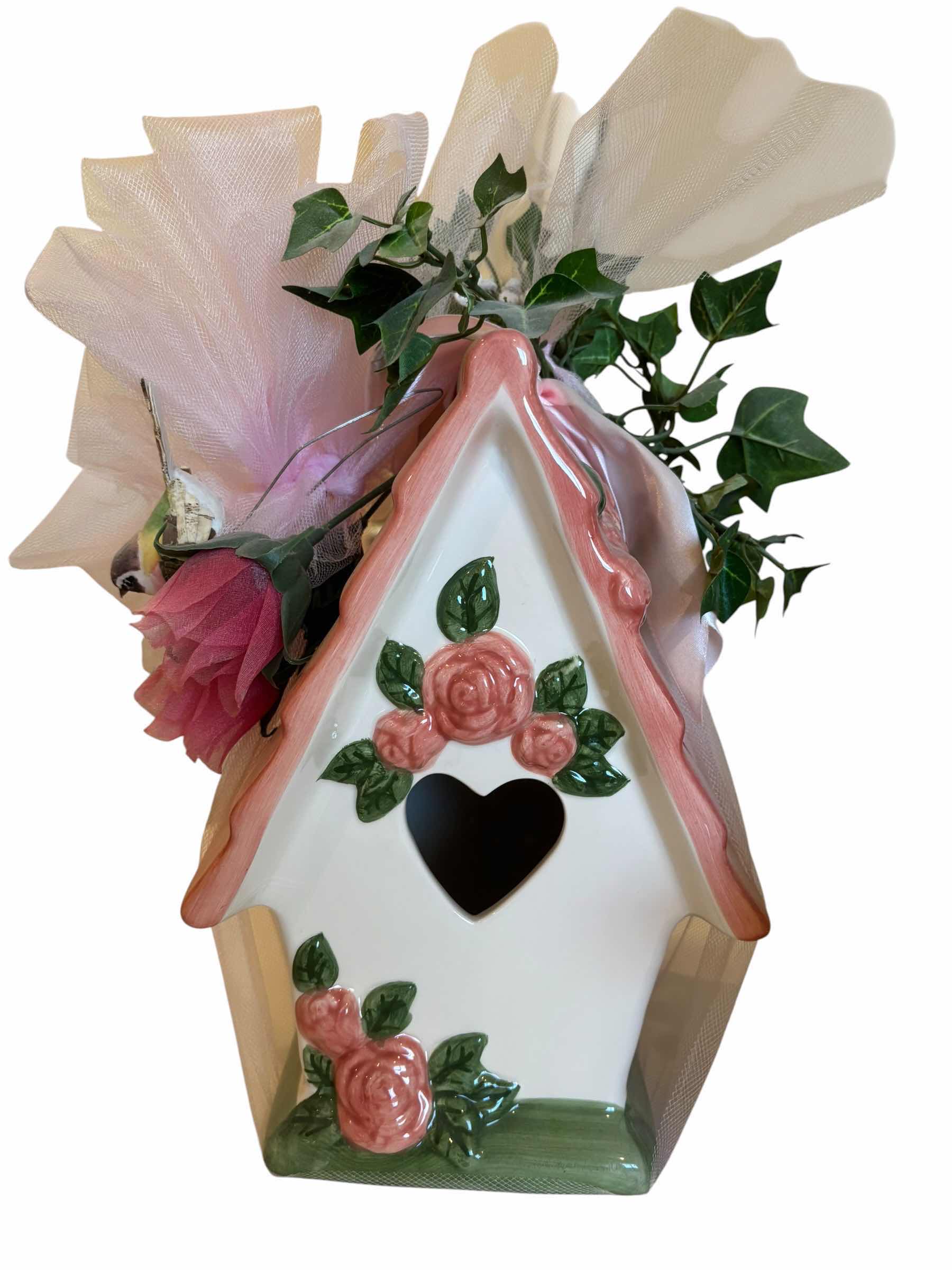 Photo 1 of VINTAGE COLLECTION OF BIRD HOUSES, TALLEST H14” (4)