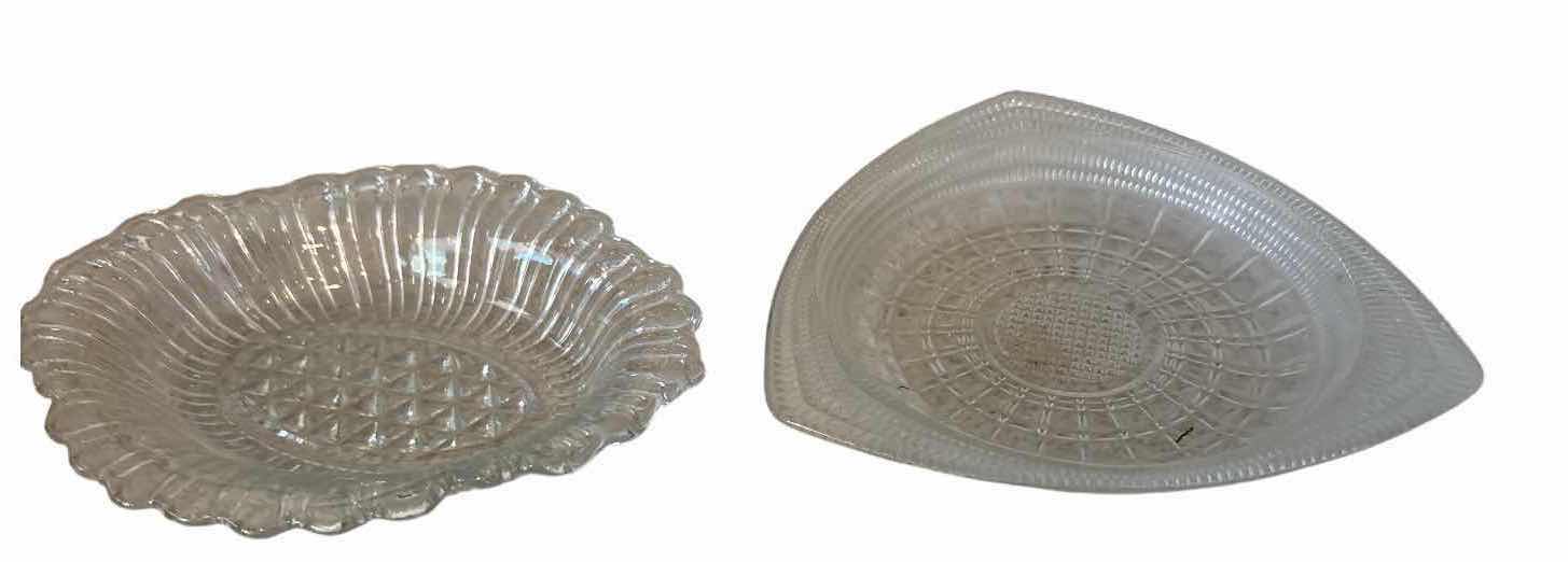 Photo 1 of (4)PCS RELISH & CANDY DISH D8.5”