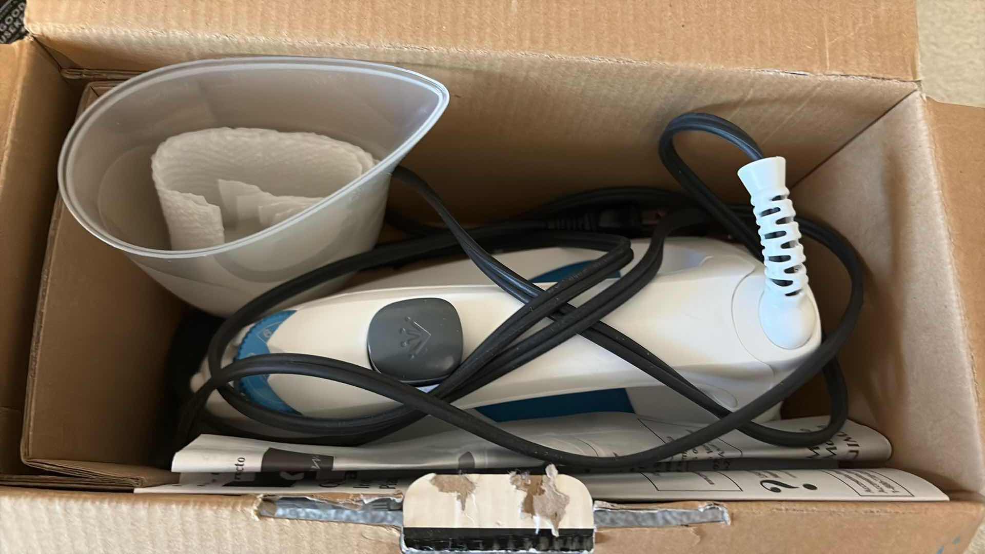 Photo 1 of (2)PCS ELECTRIC STEAM IRON- PANASONIC QUICK MULTI-DIRECTIONAL STEAM IRON (MODEL NI-W810CS) AND A BLACK & DECKER HOME QUICK ’N EASY IRON IN ORIGINAL BOX
