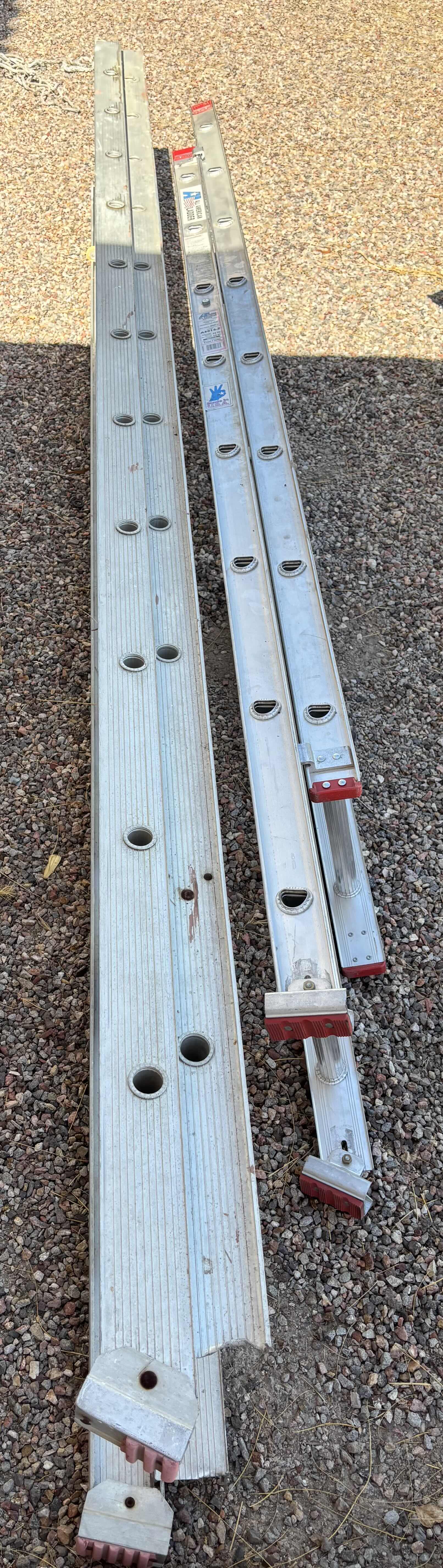 Photo 1 of EXTENSION LADDERS (2)
