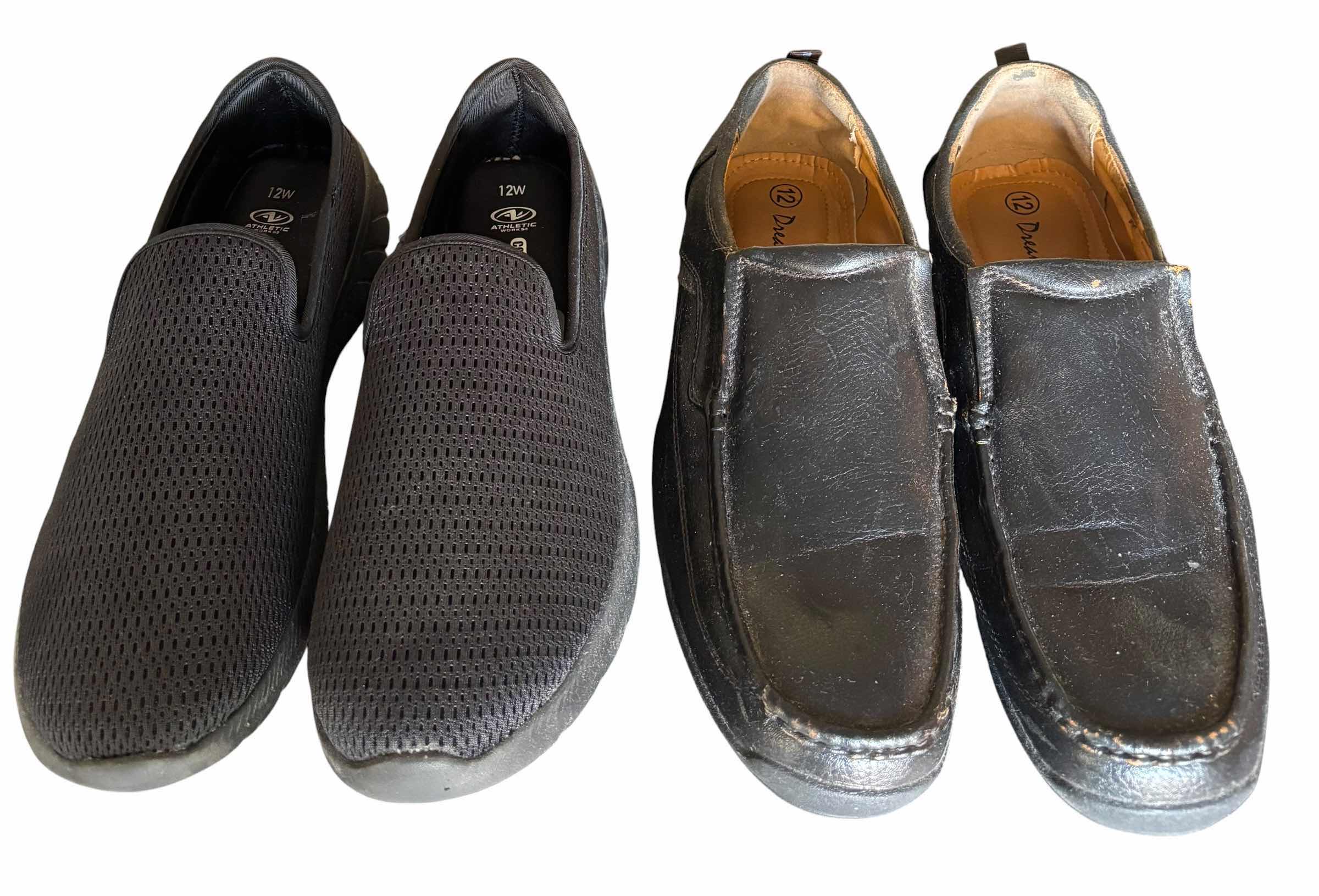 Photo 1 of MEN’S SHOES (2 PAIRS) SIZE 12