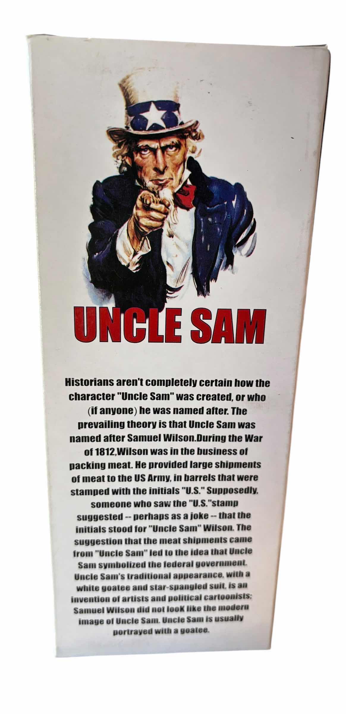 Photo 1 of NIB UNCLE SAM BOBBLE HEADS (3)