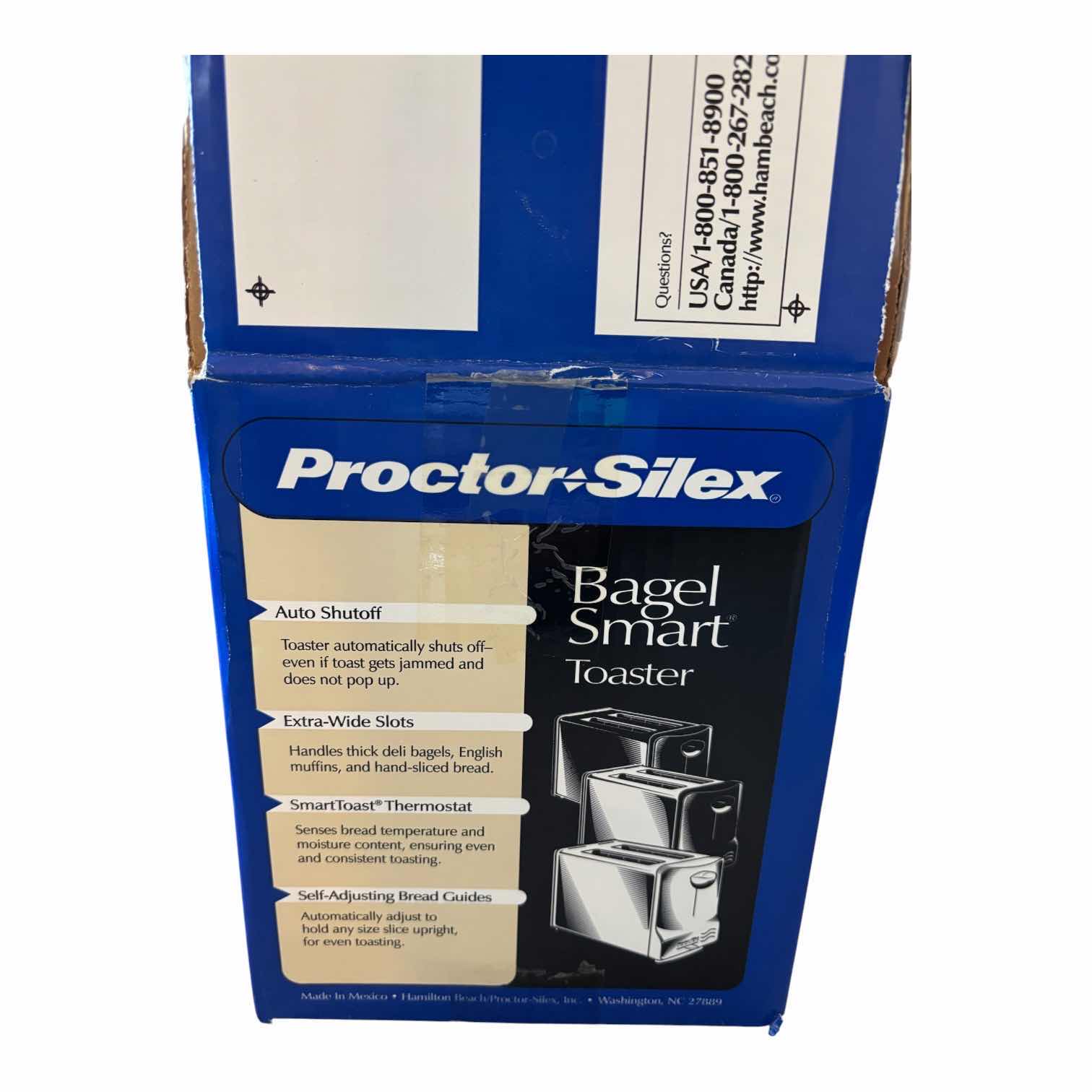 Photo 1 of NIB PROCTOR SILEX BAGEL SMART TOASTER