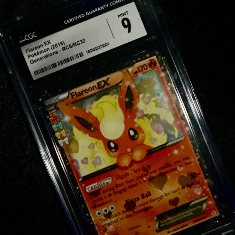 Flareon EX - RC6/RC32 Generations CGC 9
