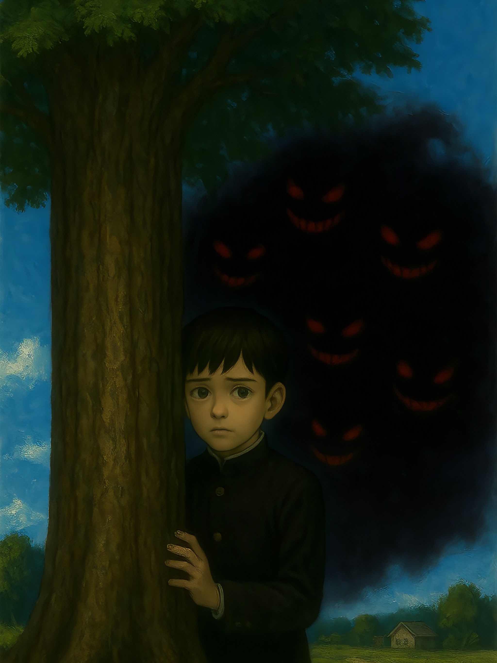 通学路の木