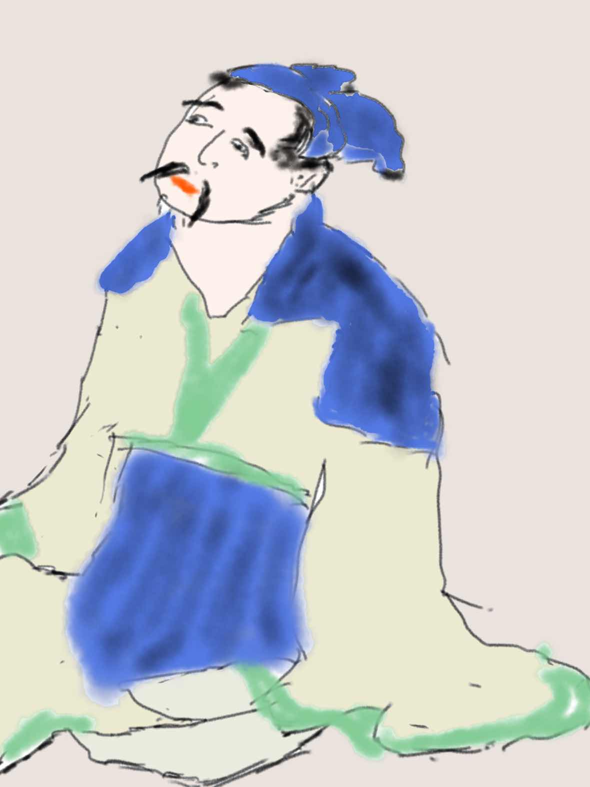 李白と白居易のお相撲