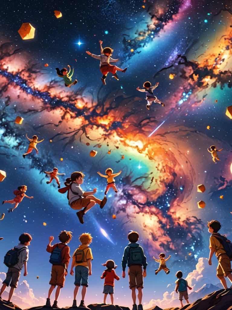 七夕星屑装飾作業員