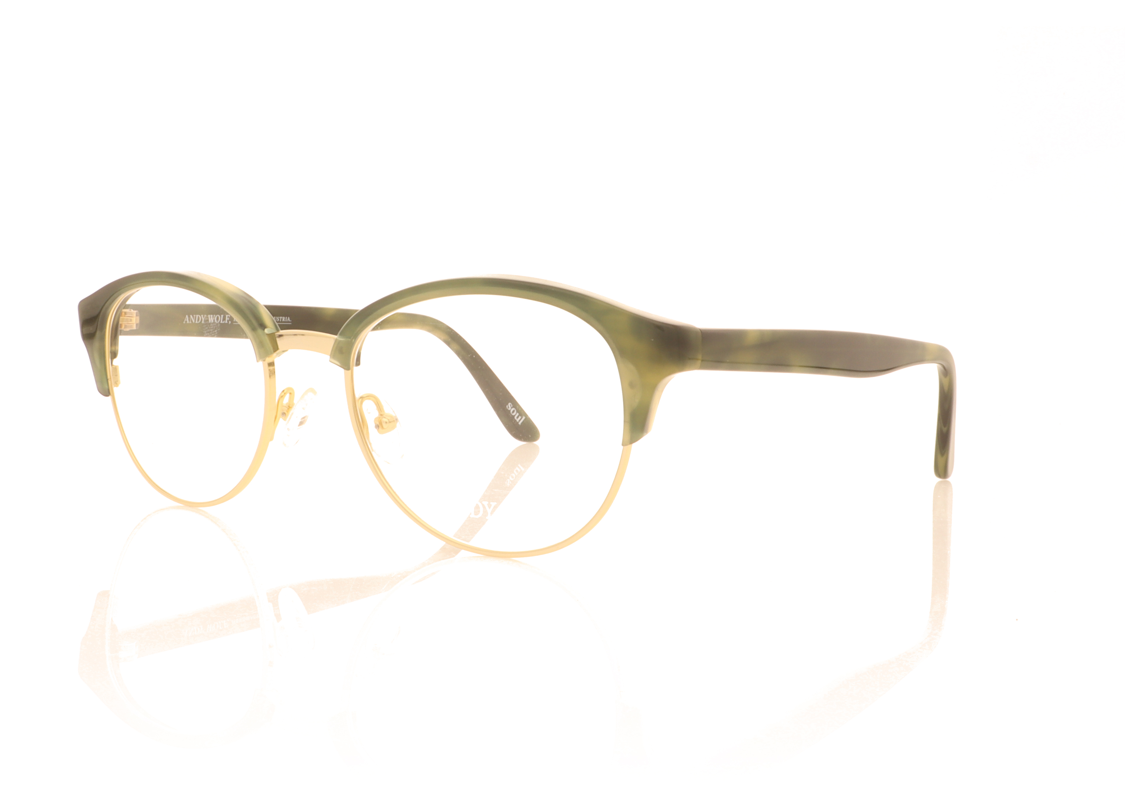 Andy Wolf AW4543 4543 Green Gold H Glasses