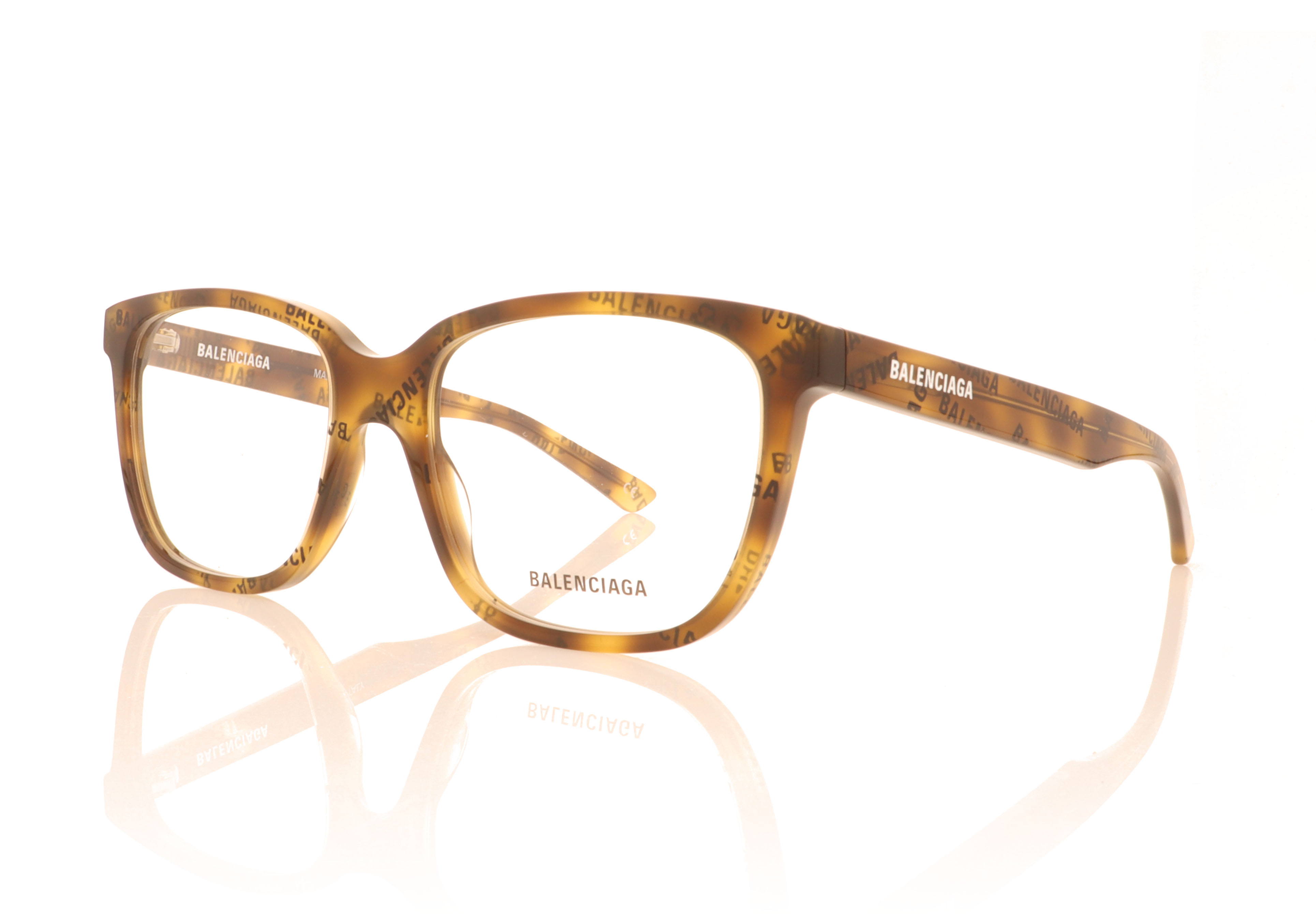 Balenciaga BB0078O BB0078 Havana 8 Glasses