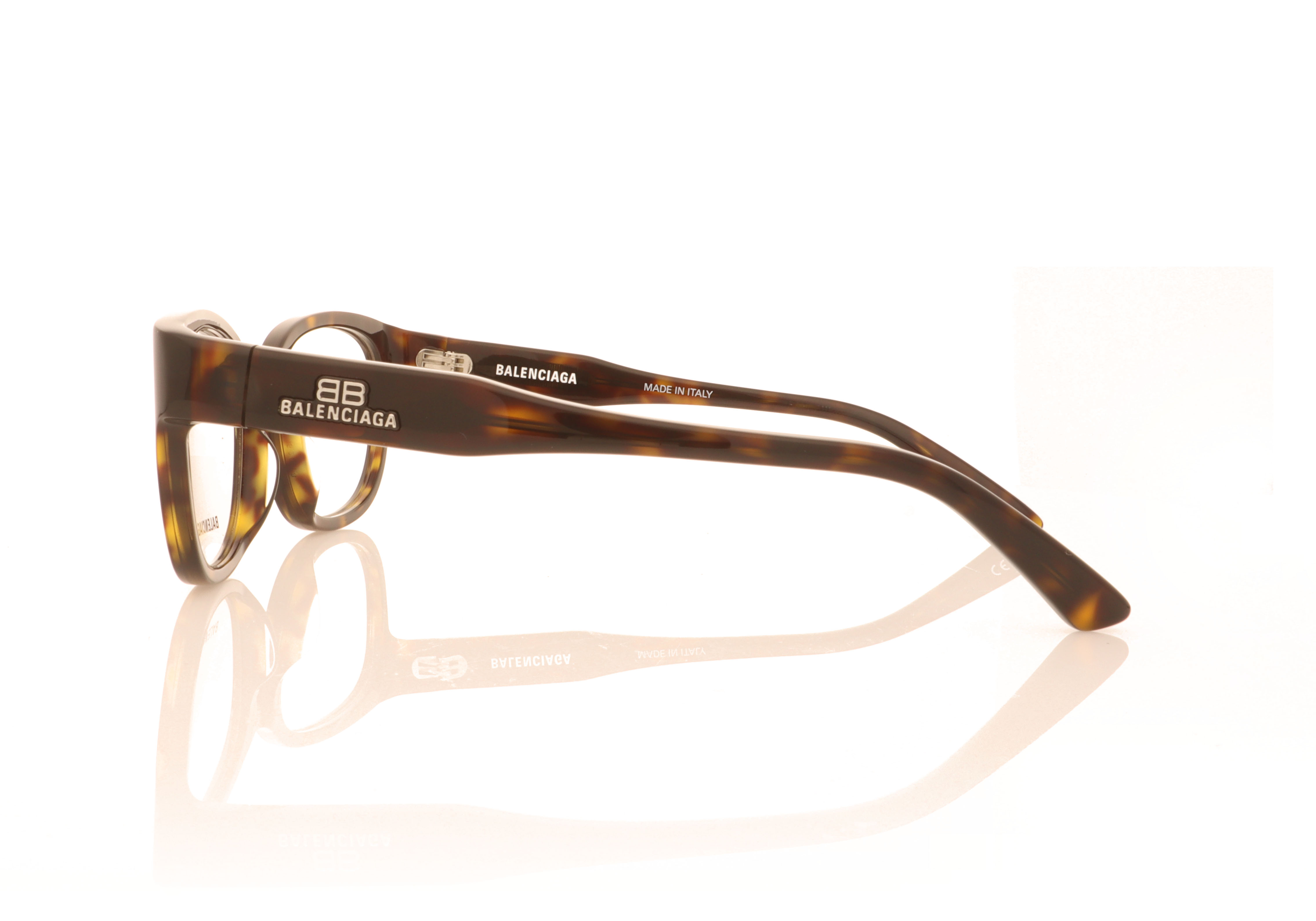 Balenciaga BB0214O Havana 002 Glasses