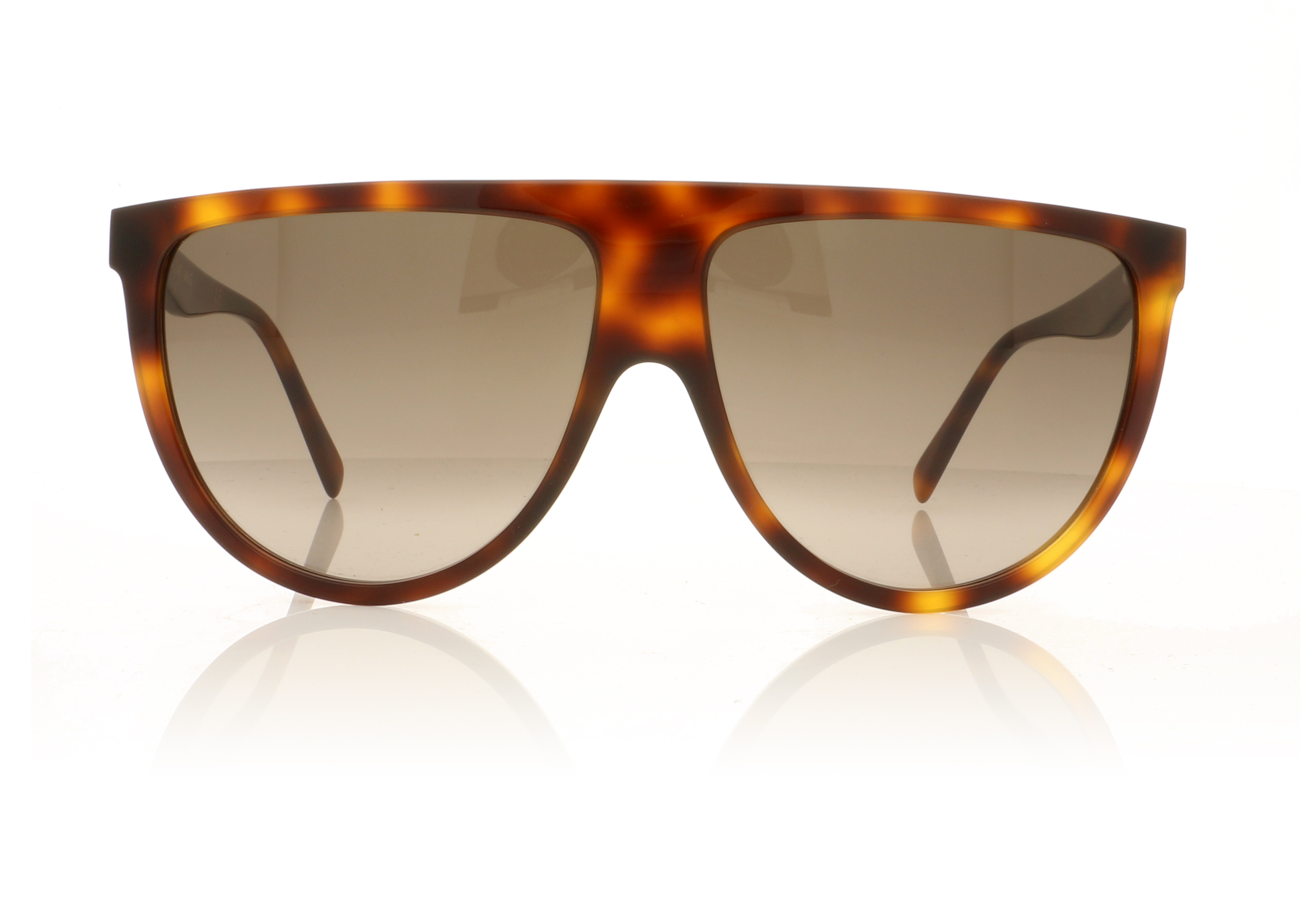 Celine Thin Shadow CL4006IN Tortoiseshell/Brown Lenses 53K Sunglasses