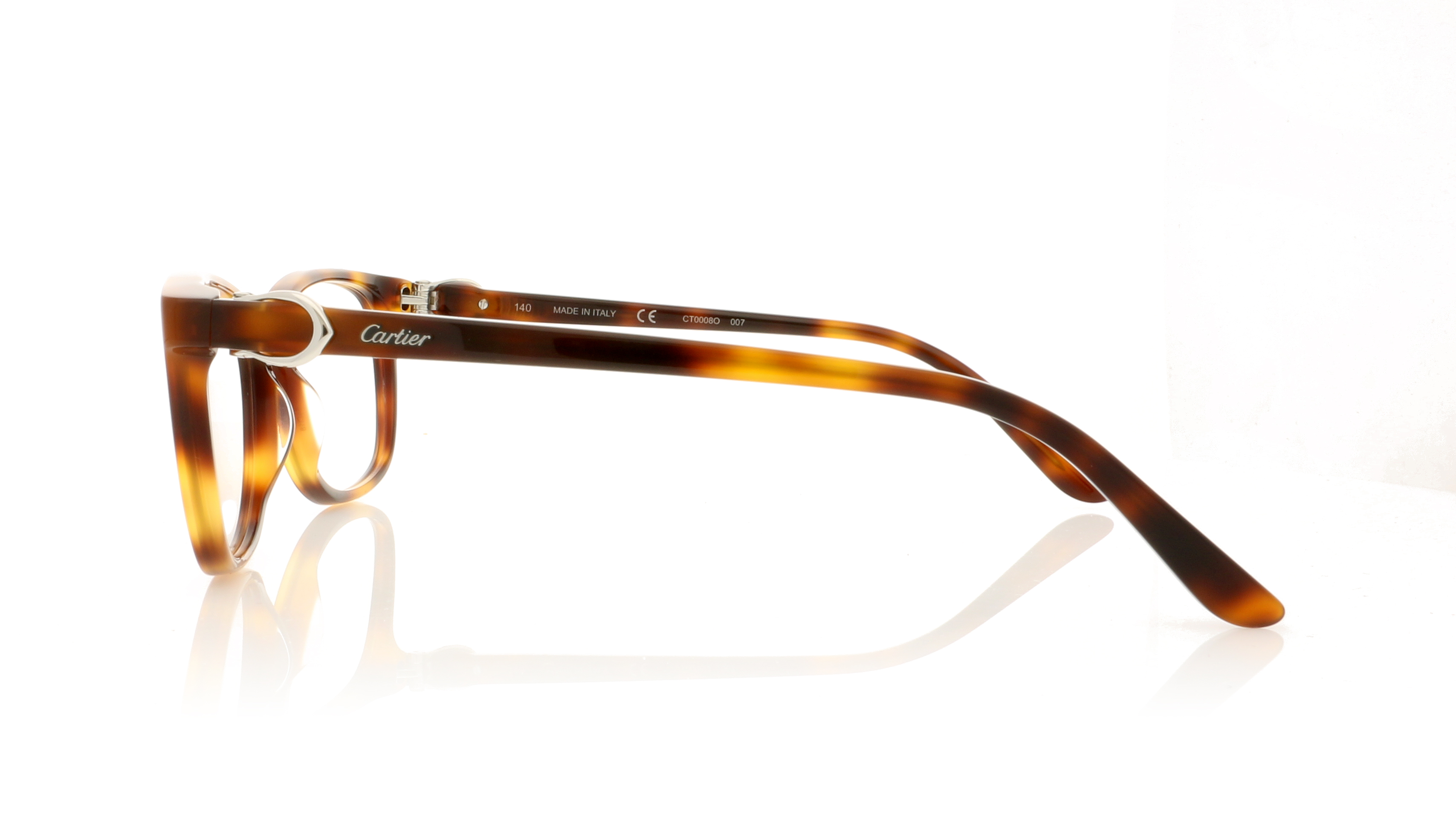 Cartier CT0008O Havana 7 Glasses